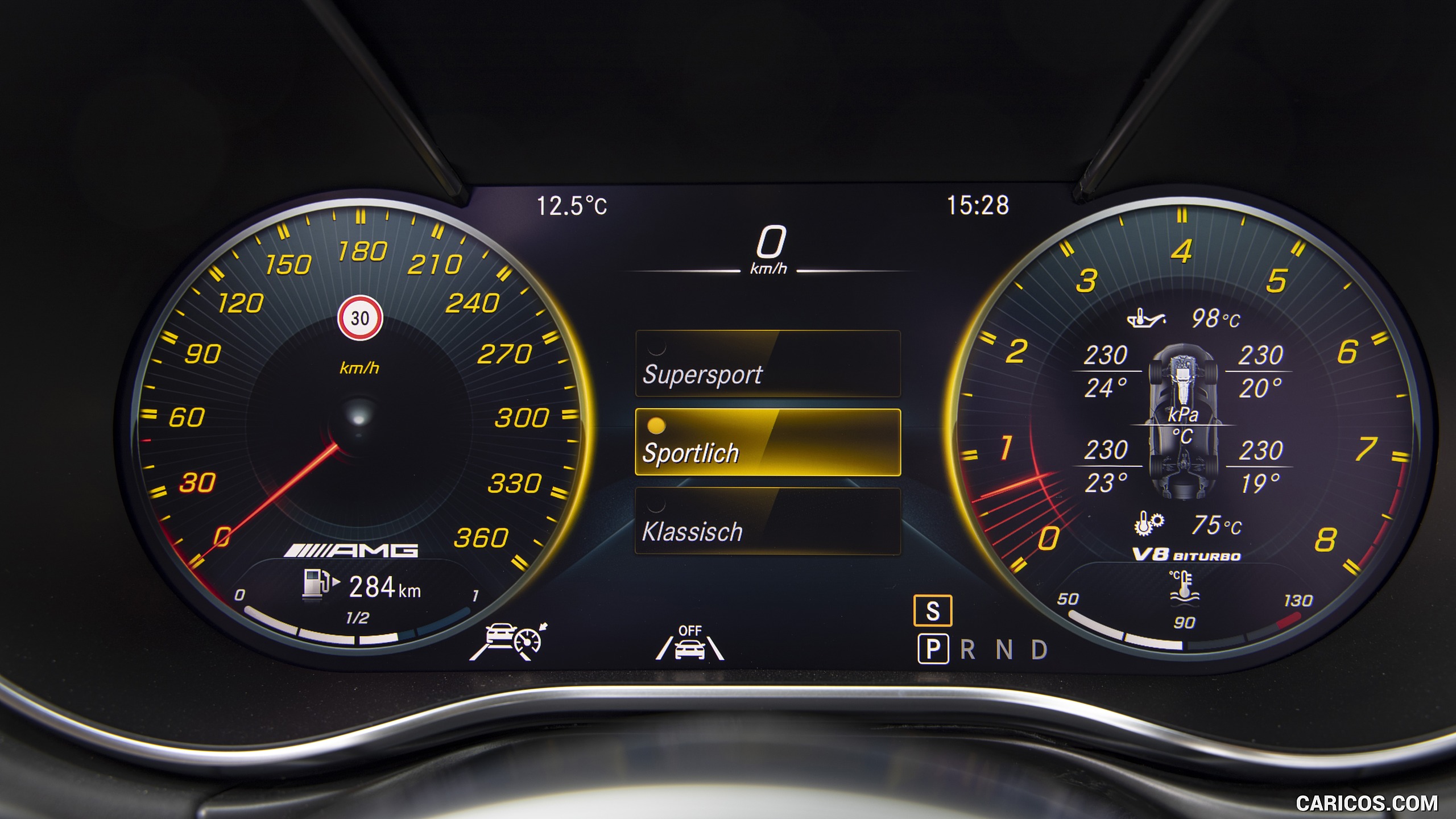 2020 Mercedes-AMG GT S Roadster - Digital Instrument Cluster, #107 of 328