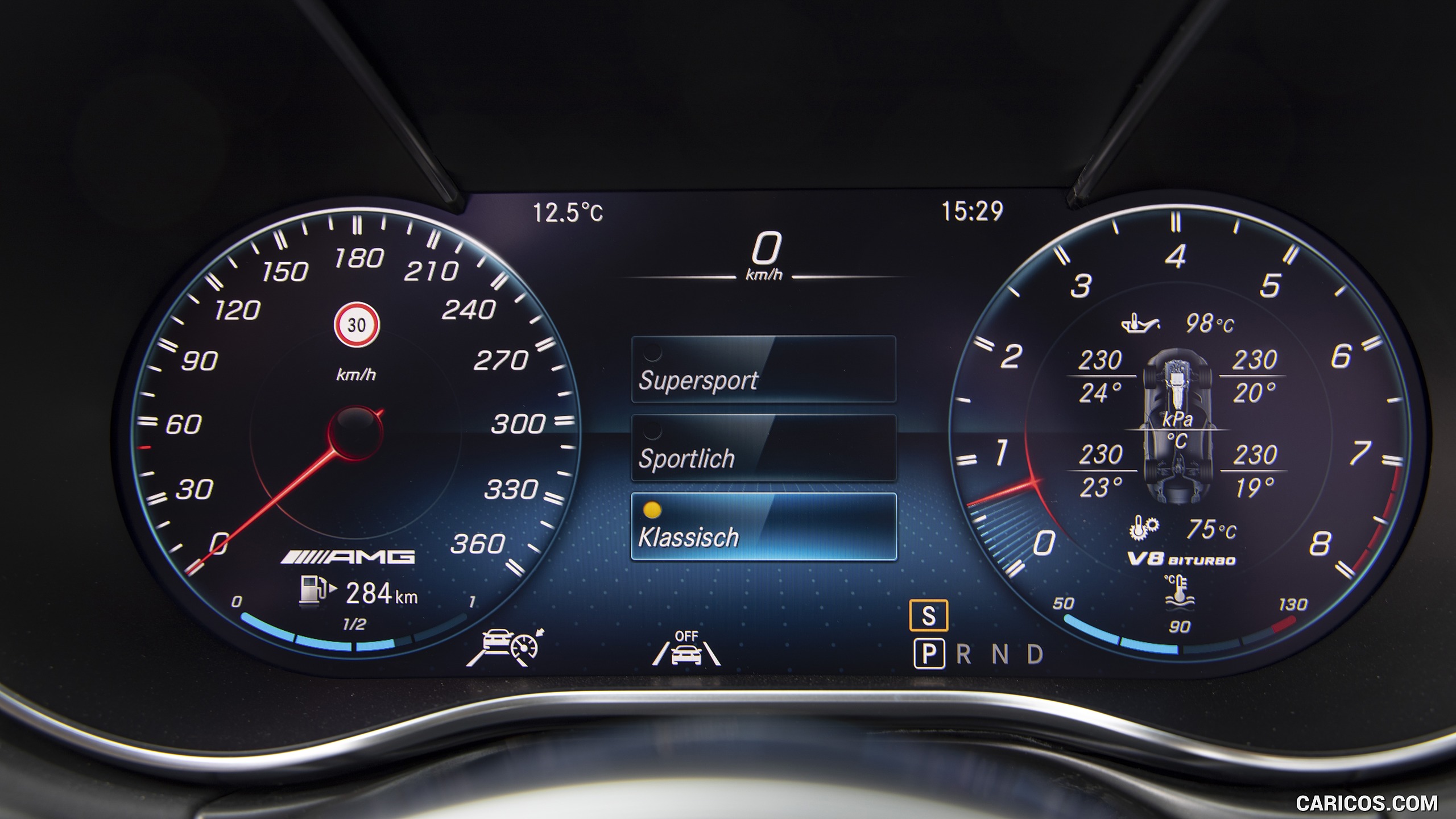 2020 Mercedes-AMG GT S Roadster - Digital Instrument Cluster, #108 of 328
