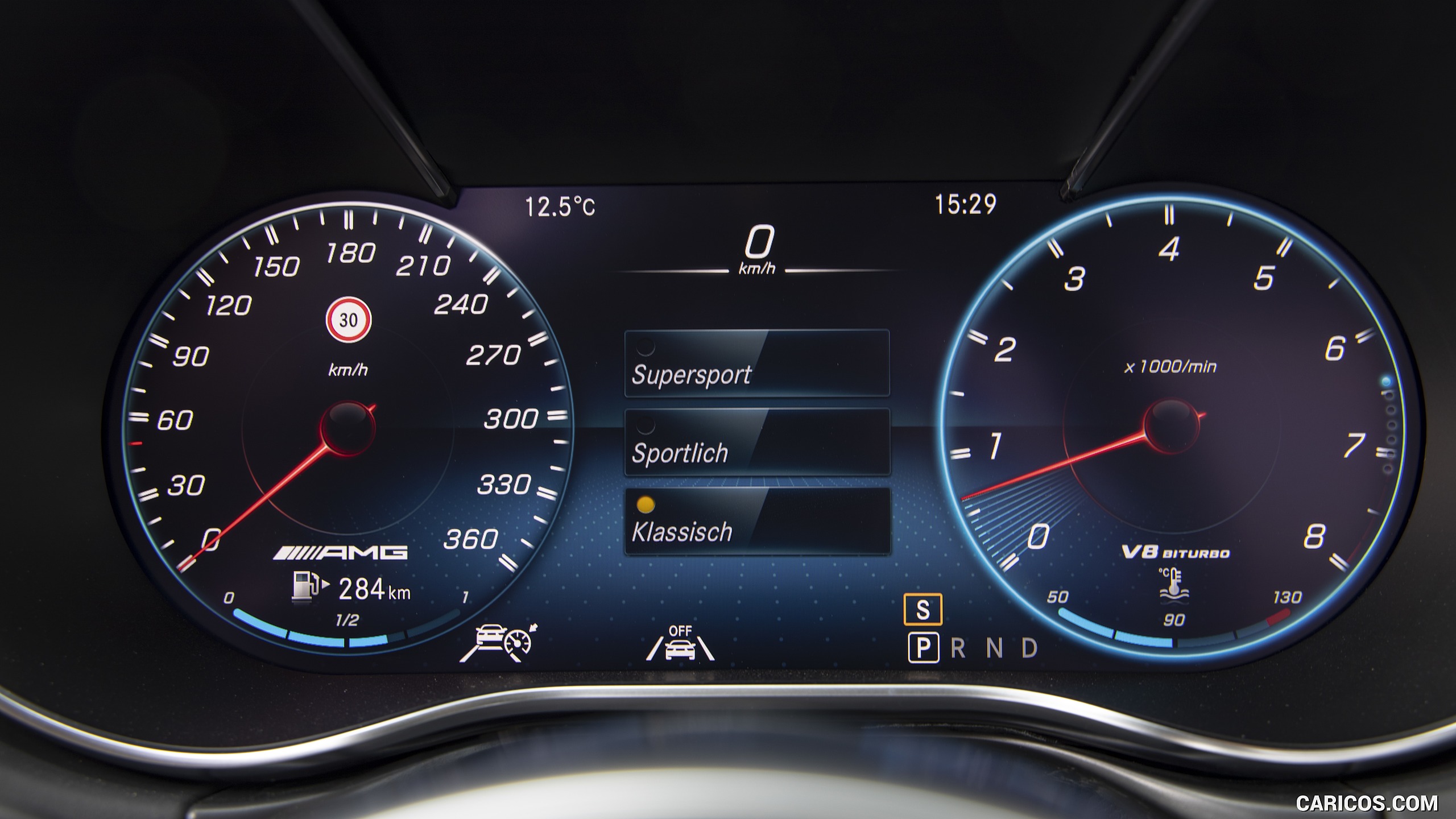 2020 Mercedes-AMG GT S Roadster - Digital Instrument Cluster, #109 of 328