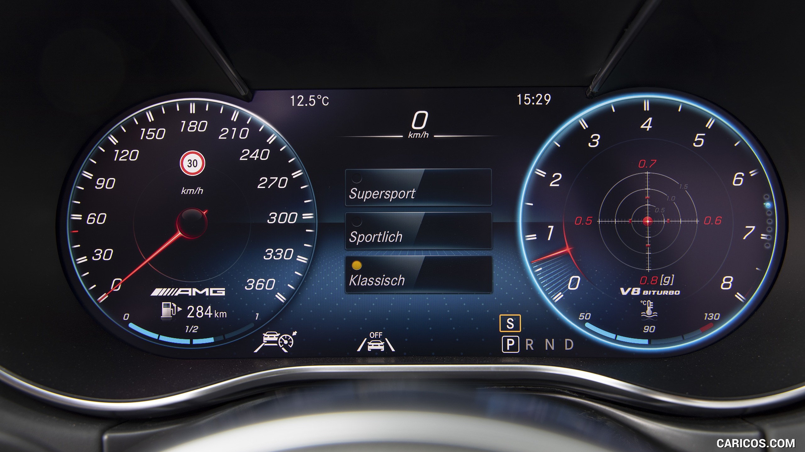 2020 Mercedes-AMG GT S Roadster - Digital Instrument Cluster, #110 of 328