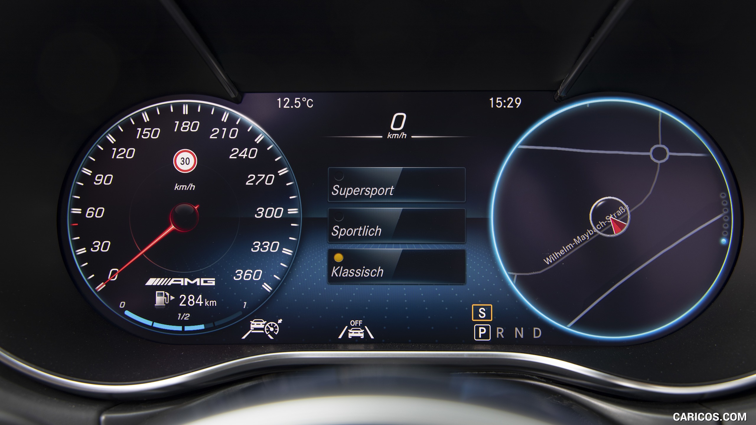 2020 Mercedes-AMG GT S Roadster - Digital Instrument Cluster, #111 of 328