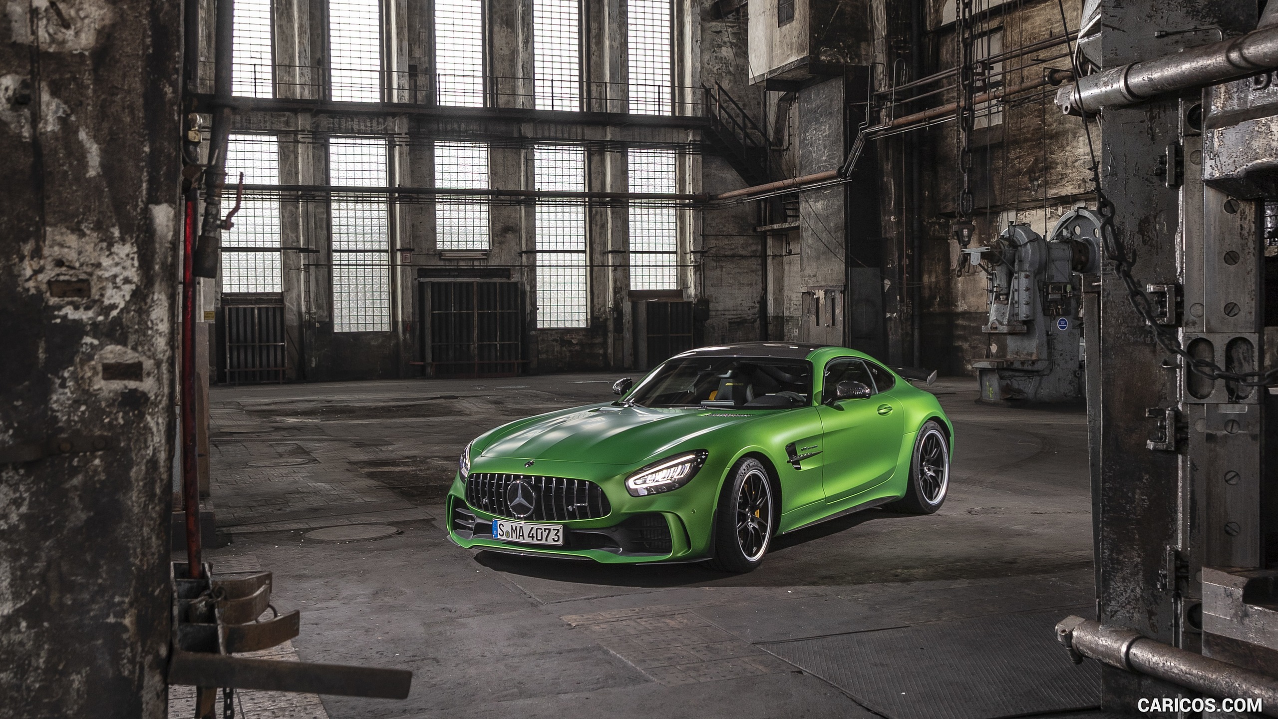2020 Mercedes-AMG R Coupe (Color: Green Hell Magno) - Front Three-Quarter, #132 of 328