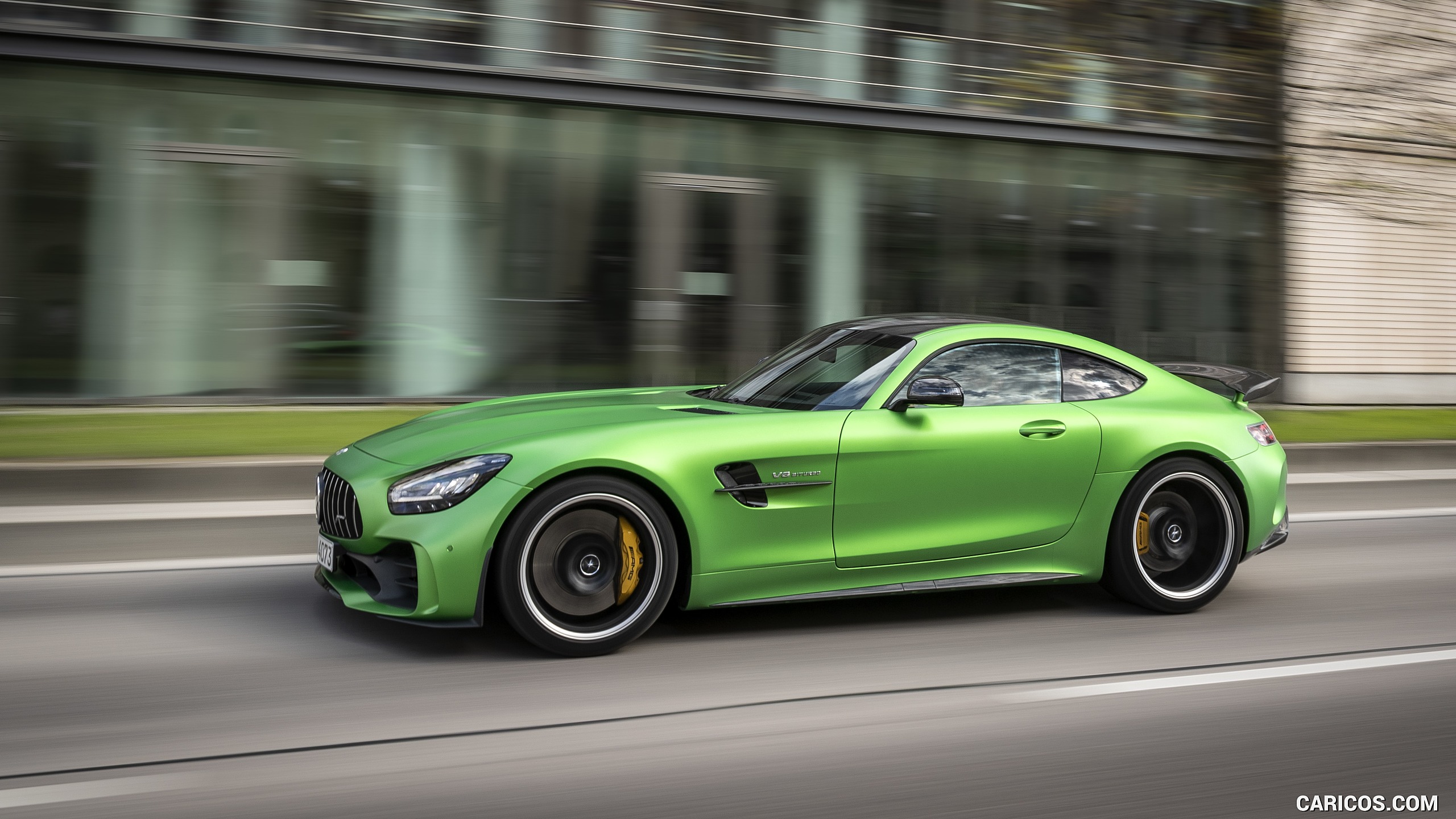 2020 Mercedes-AMG R Coupe (Color: Green Hell Magno) - Side, #122 of 328