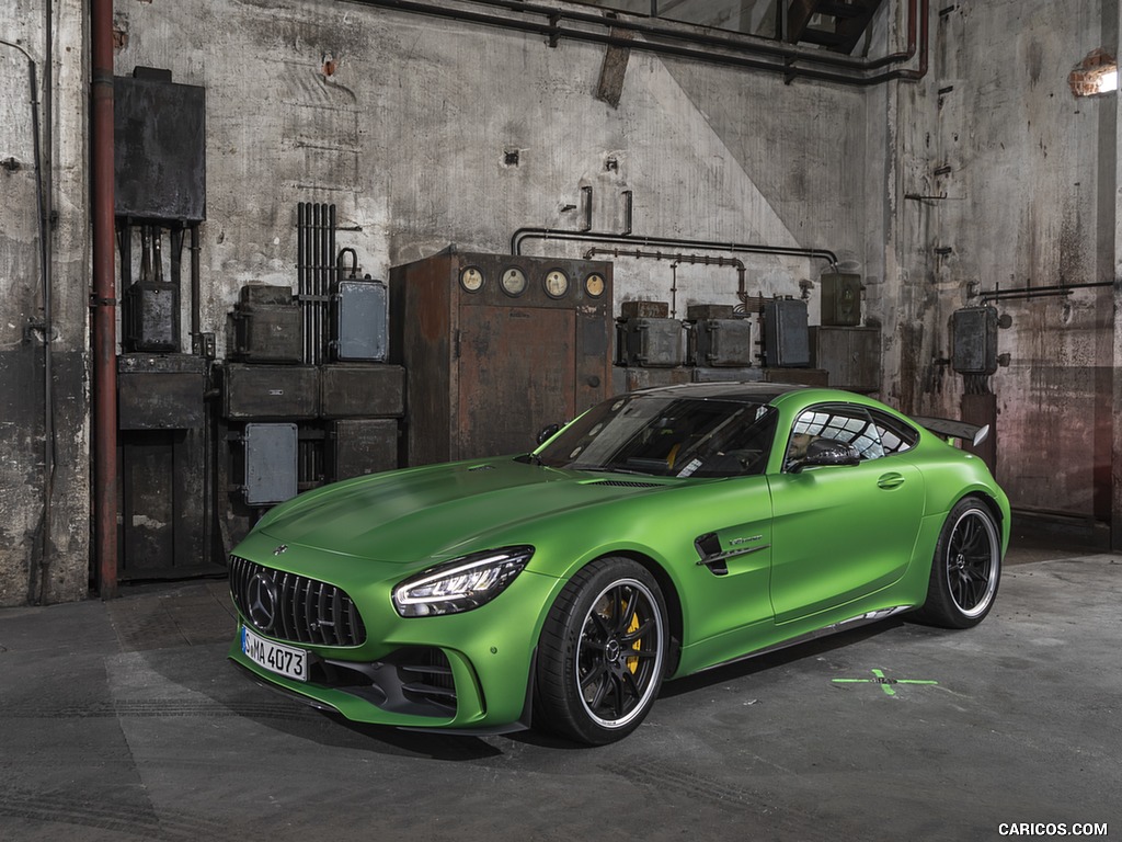 2020 Mercedes-AMG R Coupe (Color: Green Hell Magno) - Front Three-Quarter