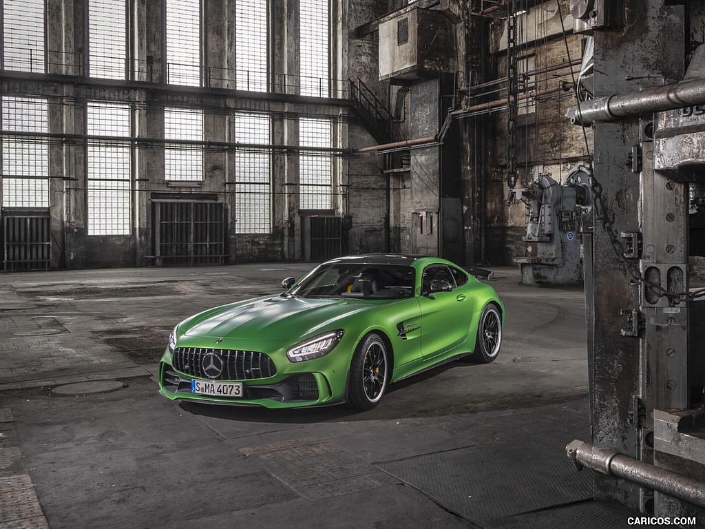 2020 Mercedes-AMG R Coupe (Color: Green Hell Magno) - Front Three-Quarter