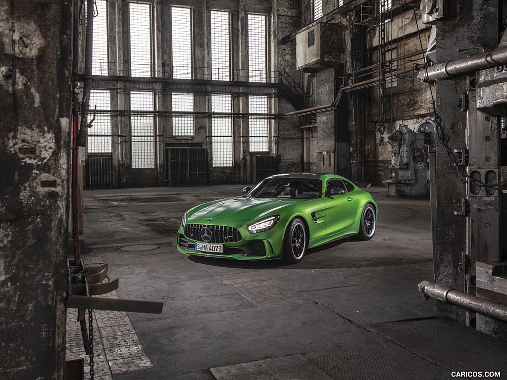 2020 Mercedes-AMG R Coupe (Color: Green Hell Magno) - Front Three-Quarter