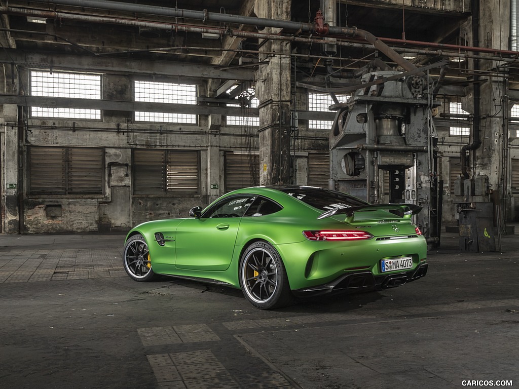 2020 Mercedes-AMG R Coupe (Color: Green Hell Magno) - Rear Three-Quarter