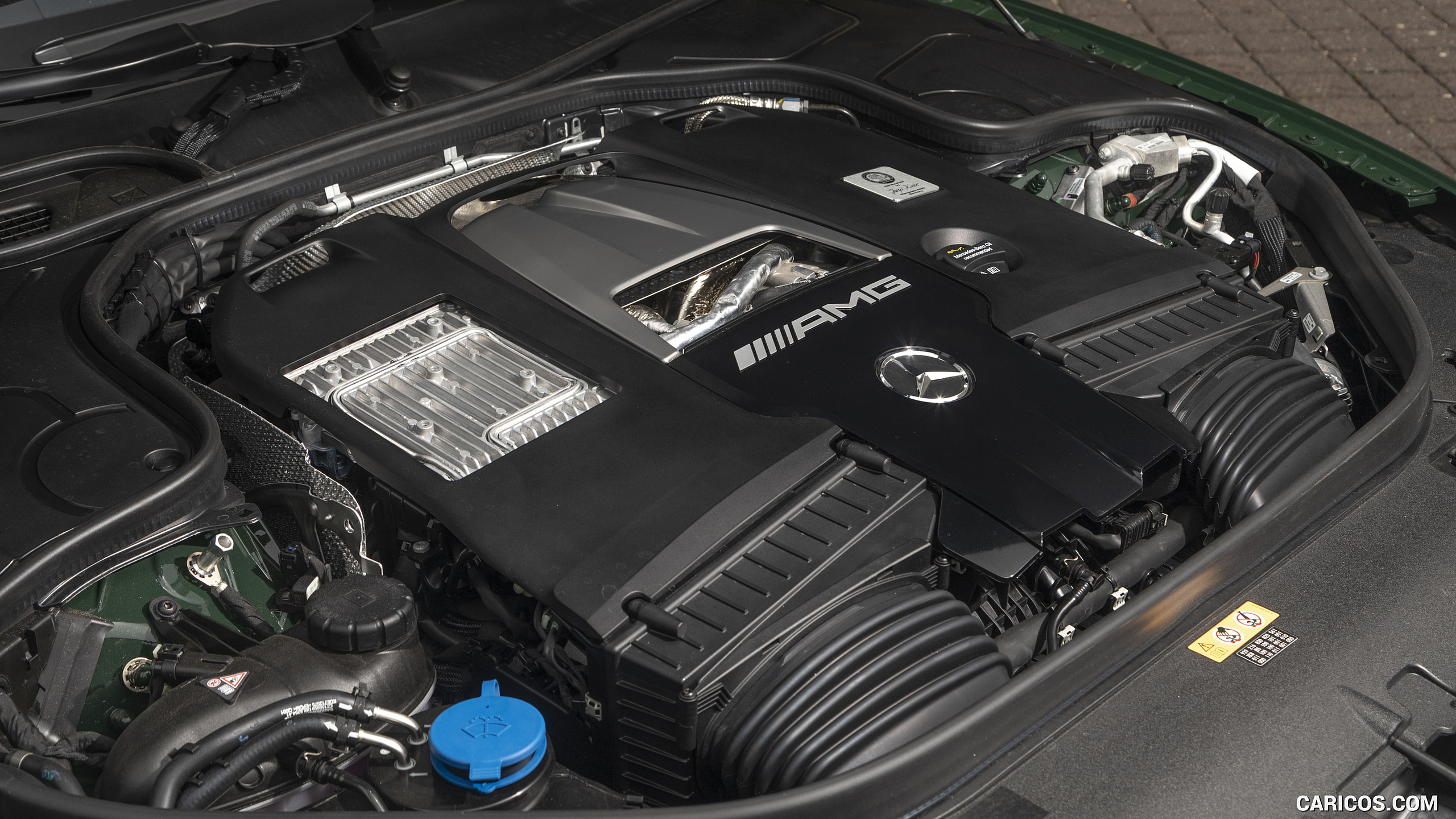 2020 Mercedes-AMG S 63 Cabriolet (US-Spec) - Engine, #30 of 47
