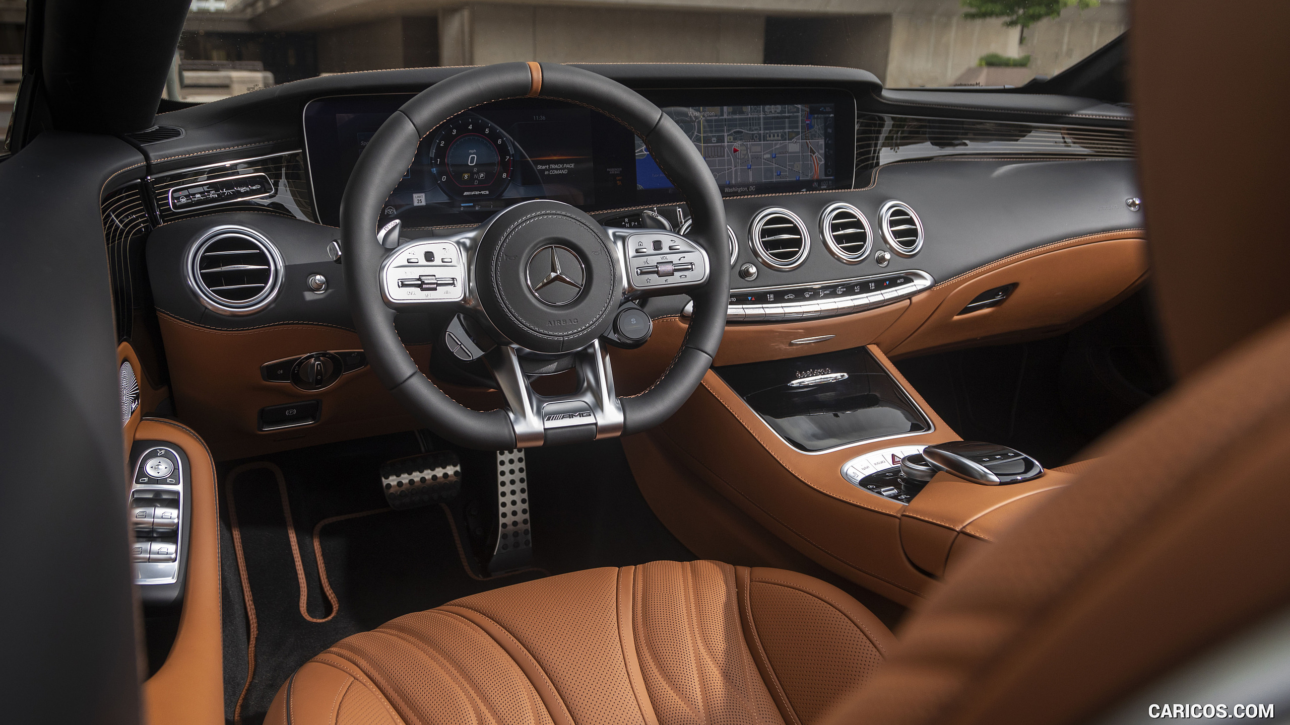 2020 Mercedes-AMG S 63 Cabriolet (US-Spec) - Interior, #33 of 47