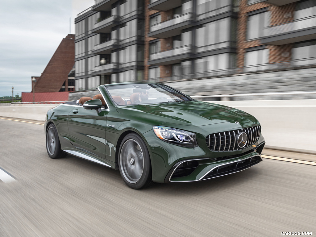 2020 Mercedes-AMG S 63 Cabriolet (US-Spec) - Front Three-Quarter