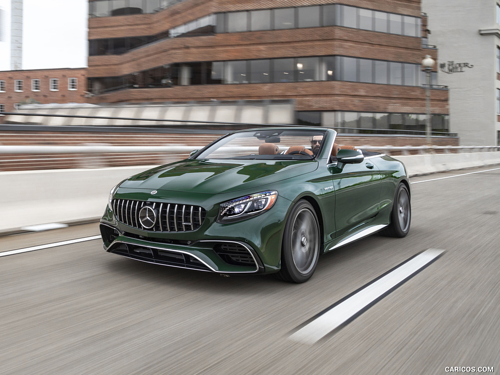 2020 Mercedes-AMG S 63 Cabriolet (US-Spec) - Front Three-Quarter