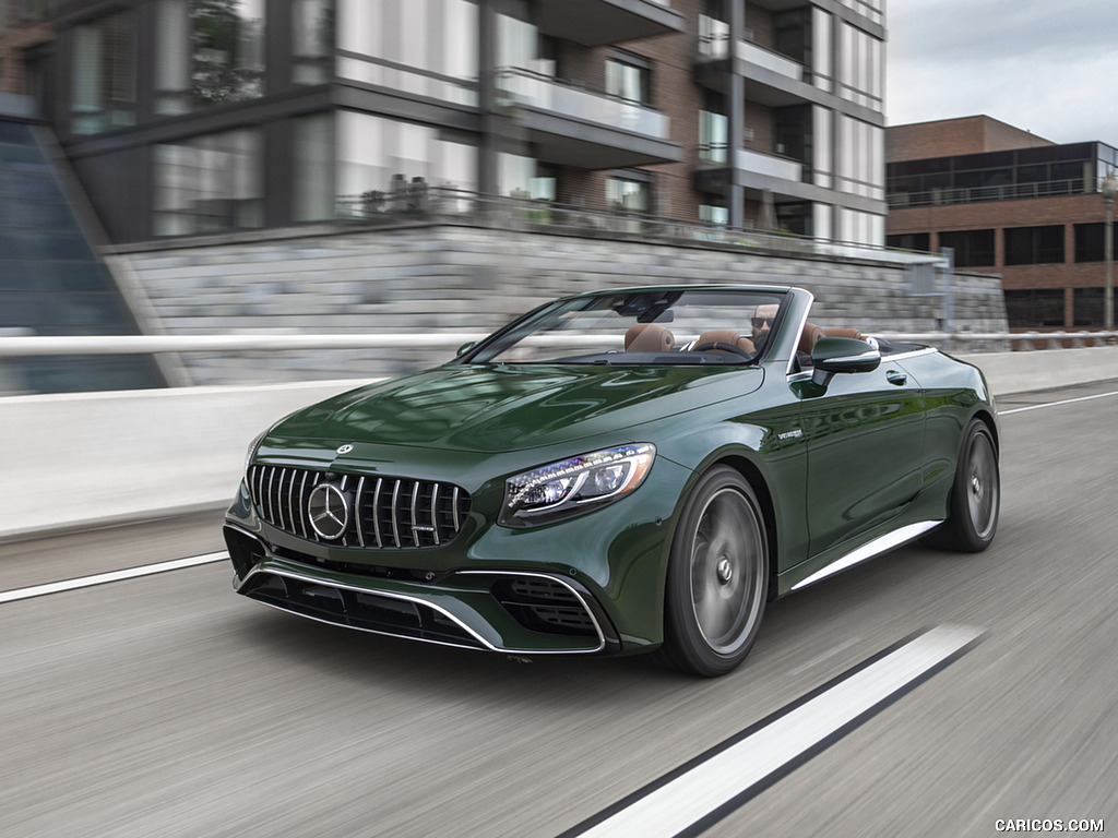 2020 Mercedes-AMG S 63 Cabriolet (US-Spec) - Front Three-Quarter