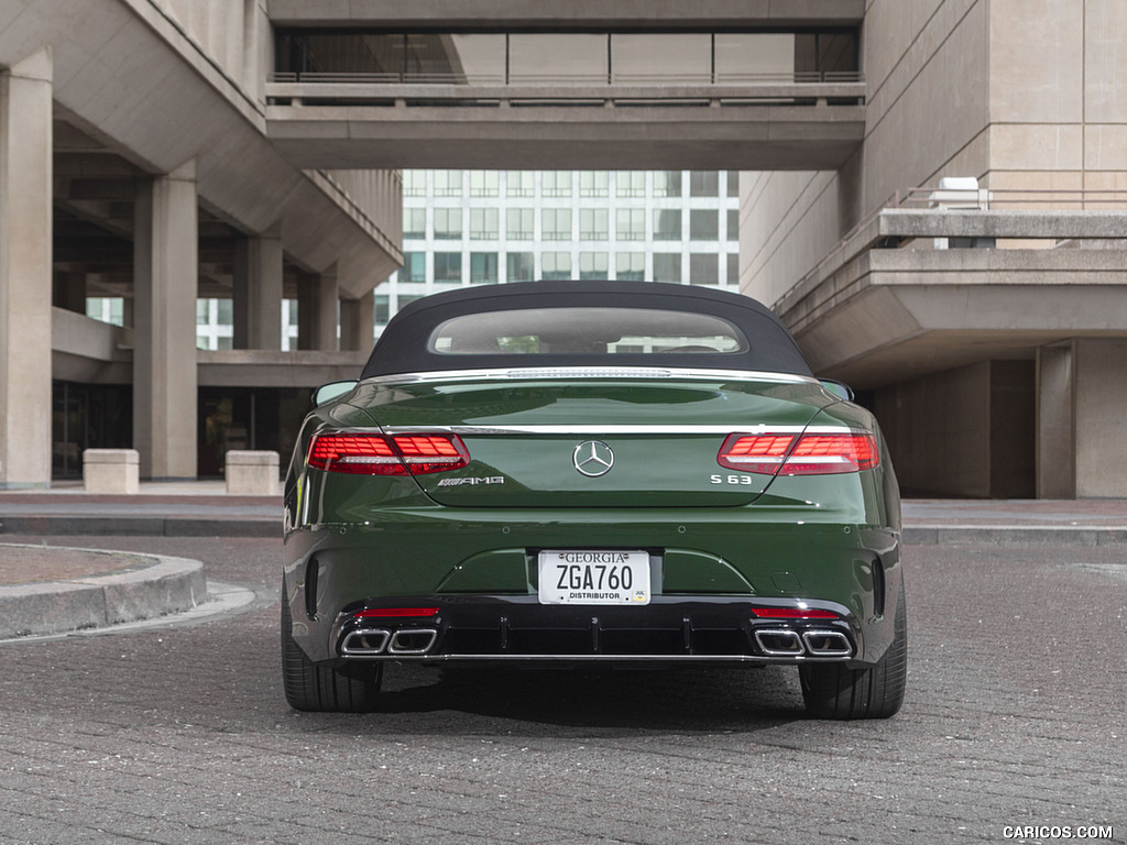 2020 Mercedes-AMG S 63 Cabriolet (US-Spec) - Rear