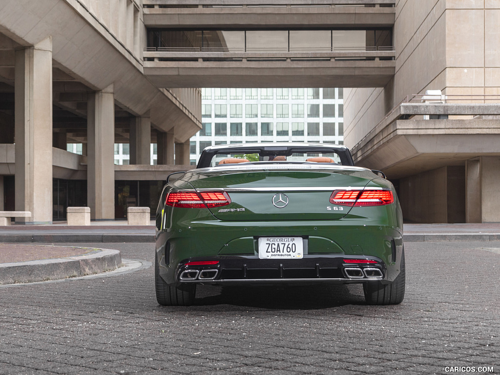 2020 Mercedes-AMG S 63 Cabriolet (US-Spec) - Rear