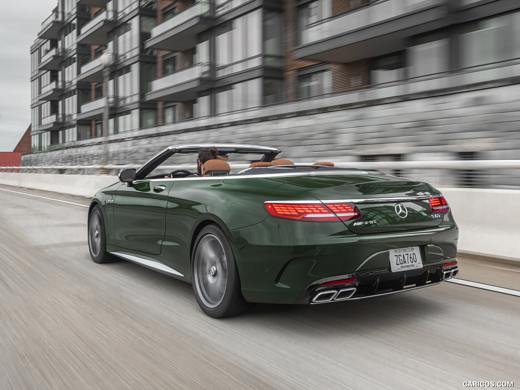 2020 Mercedes-AMG S 63 Cabriolet (US-Spec) - Rear Three-Quarter