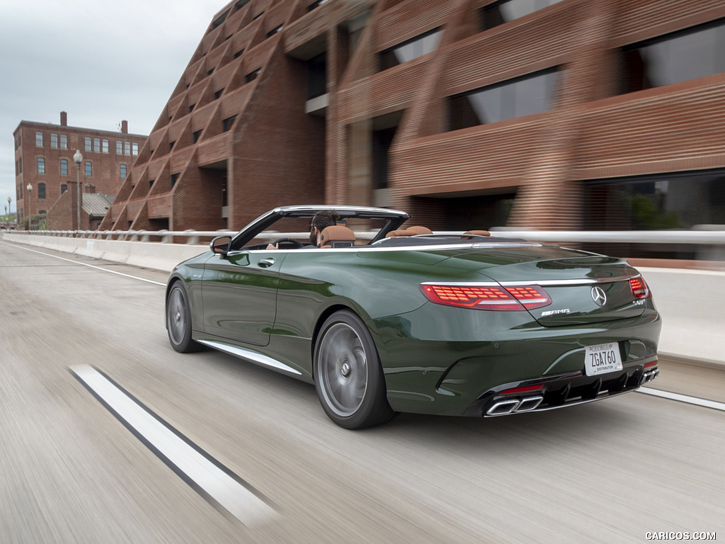 2020 Mercedes-AMG S 63 Cabriolet (US-Spec) - Rear Three-Quarter