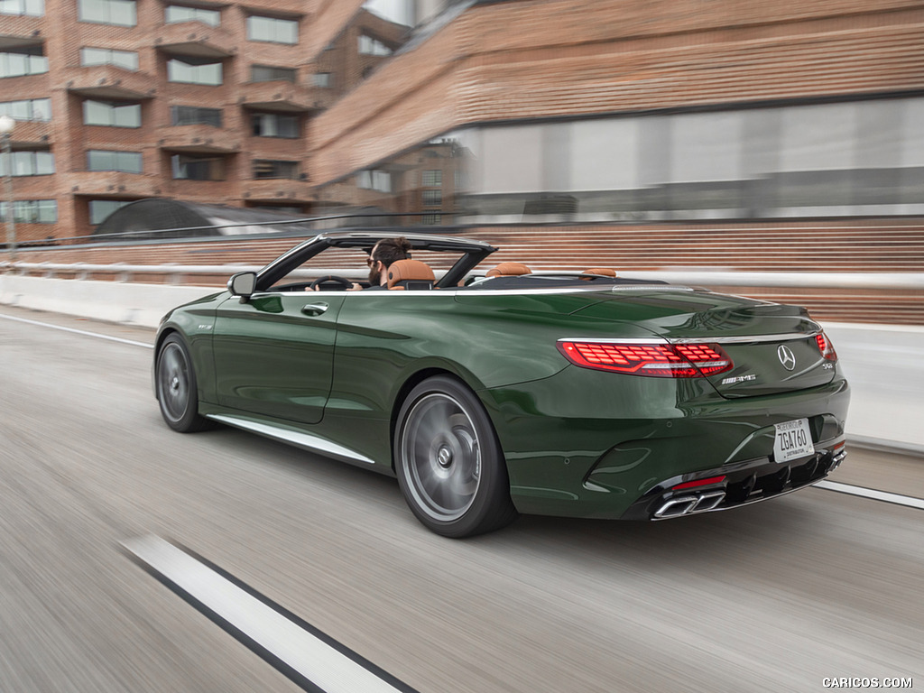 2020 Mercedes-AMG S 63 Cabriolet (US-Spec) - Rear Three-Quarter