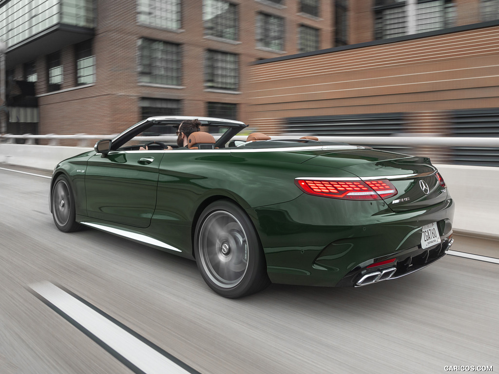 2020 Mercedes-AMG S 63 Cabriolet (US-Spec) - Rear Three-Quarter