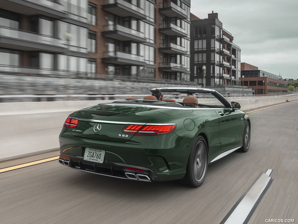 2020 Mercedes-AMG S 63 Cabriolet (US-Spec) - Rear Three-Quarter