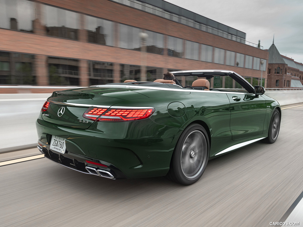 2020 Mercedes-AMG S 63 Cabriolet (US-Spec) - Rear Three-Quarter