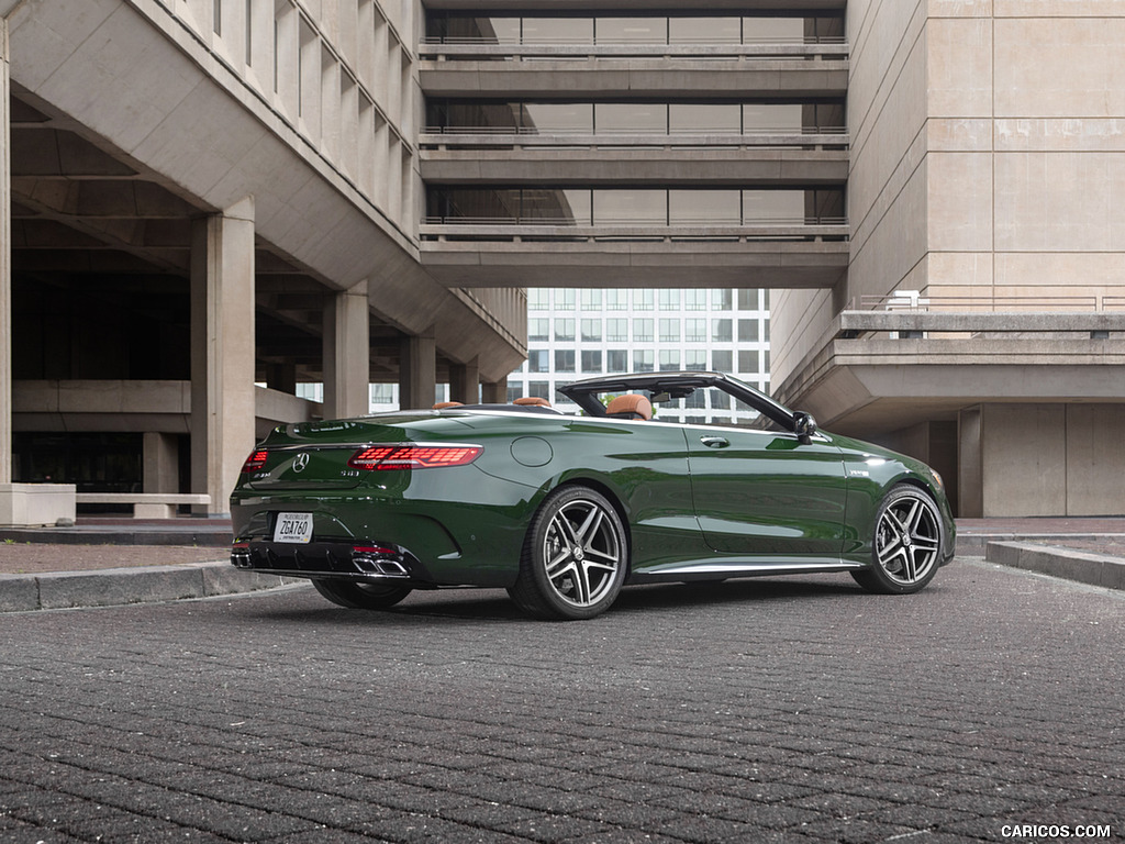 2020 Mercedes-AMG S 63 Cabriolet (US-Spec) - Rear Three-Quarter