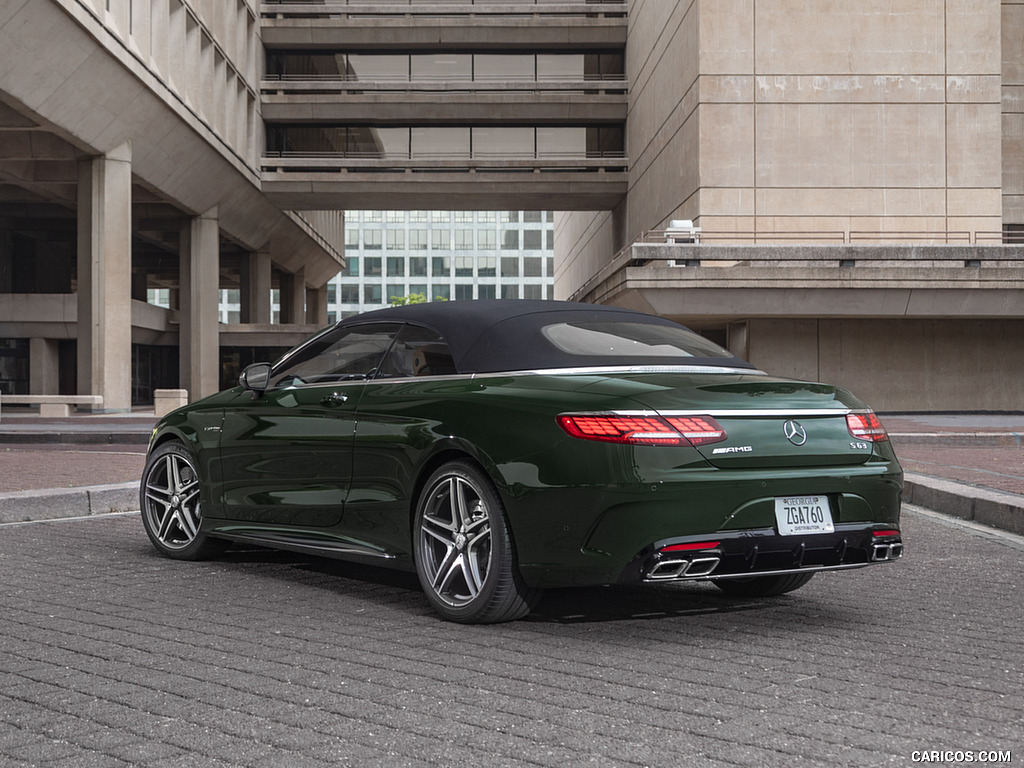 2020 Mercedes-AMG S 63 Cabriolet (US-Spec) - Rear Three-Quarter