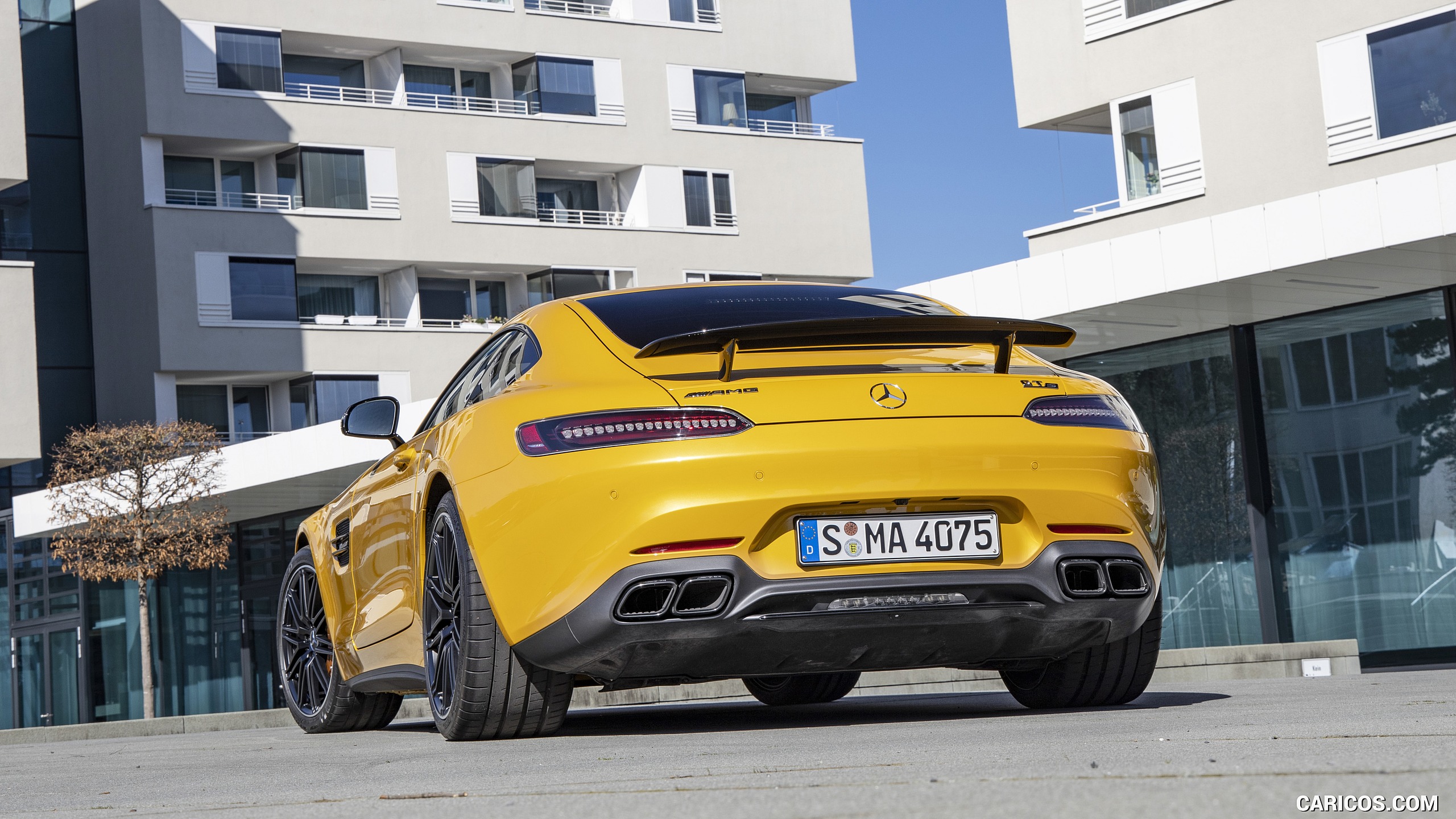2020 Mercedes-AMG S Coupe (Color: AMG Solarbeam) - Rear, #79 of 328