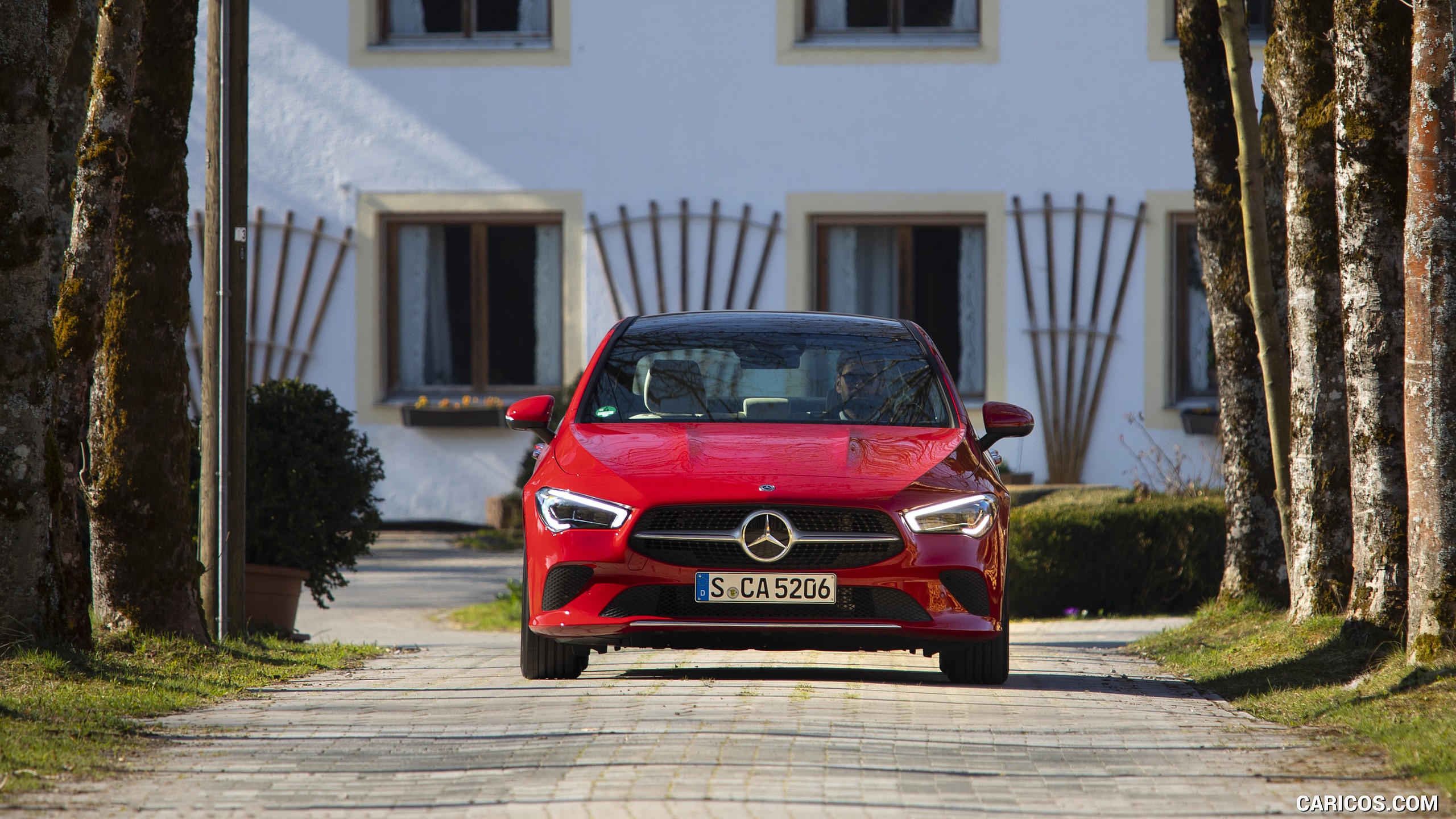 2020 Mercedes-Benz CLA 200 Coupe (Color: Jupiter Red) - Front, #102 of 178