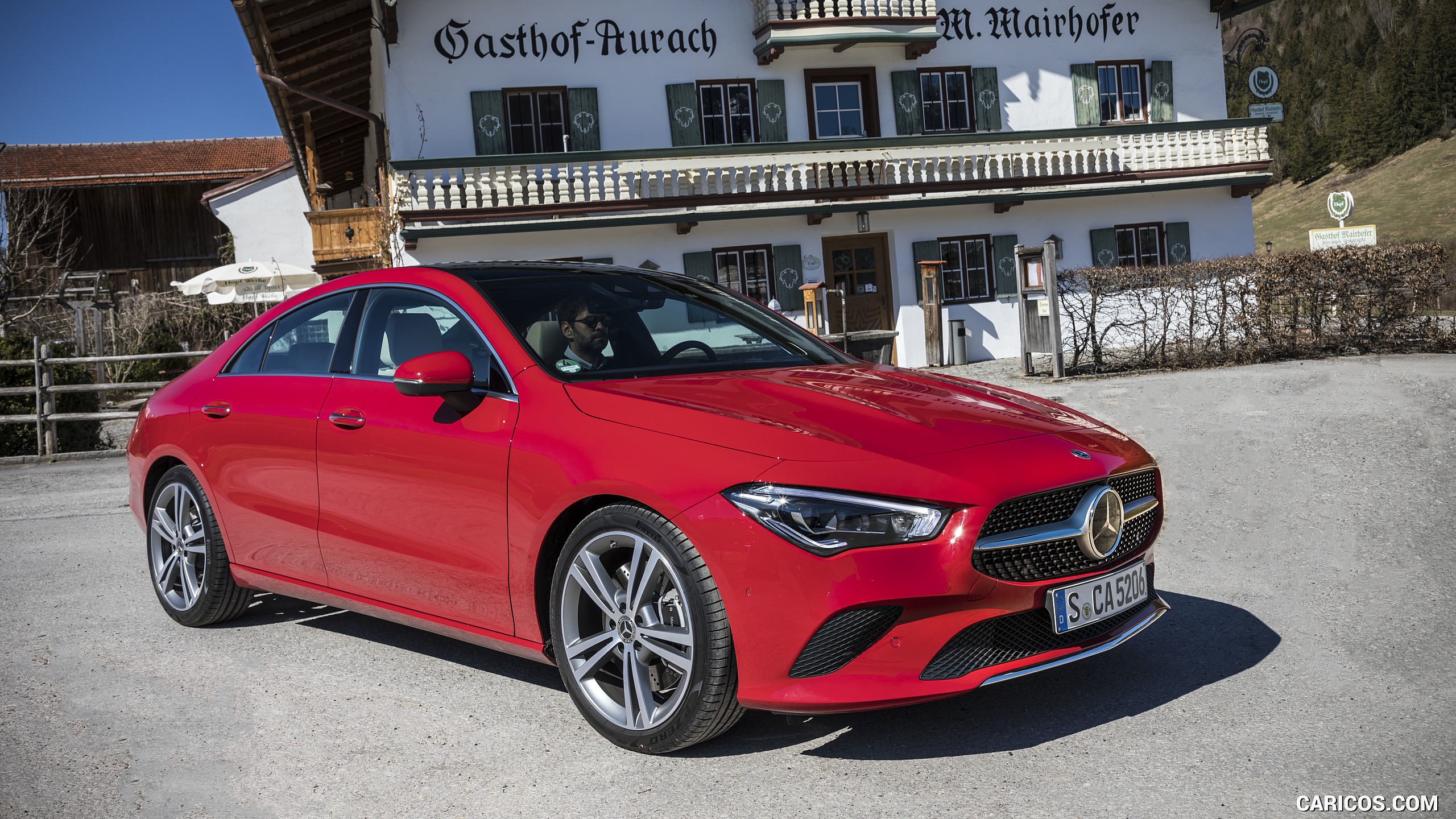 2020 Mercedes-Benz CLA 200 Coupe (Color: Jupiter Red) - Front Three-Quarter, #101 of 178