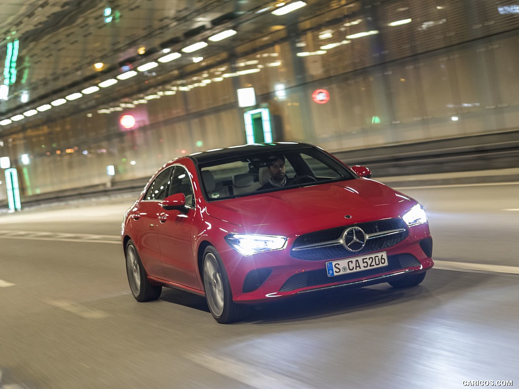 2020 Mercedes-Benz CLA 200 Coupe (Color: Jupiter Red) - Front