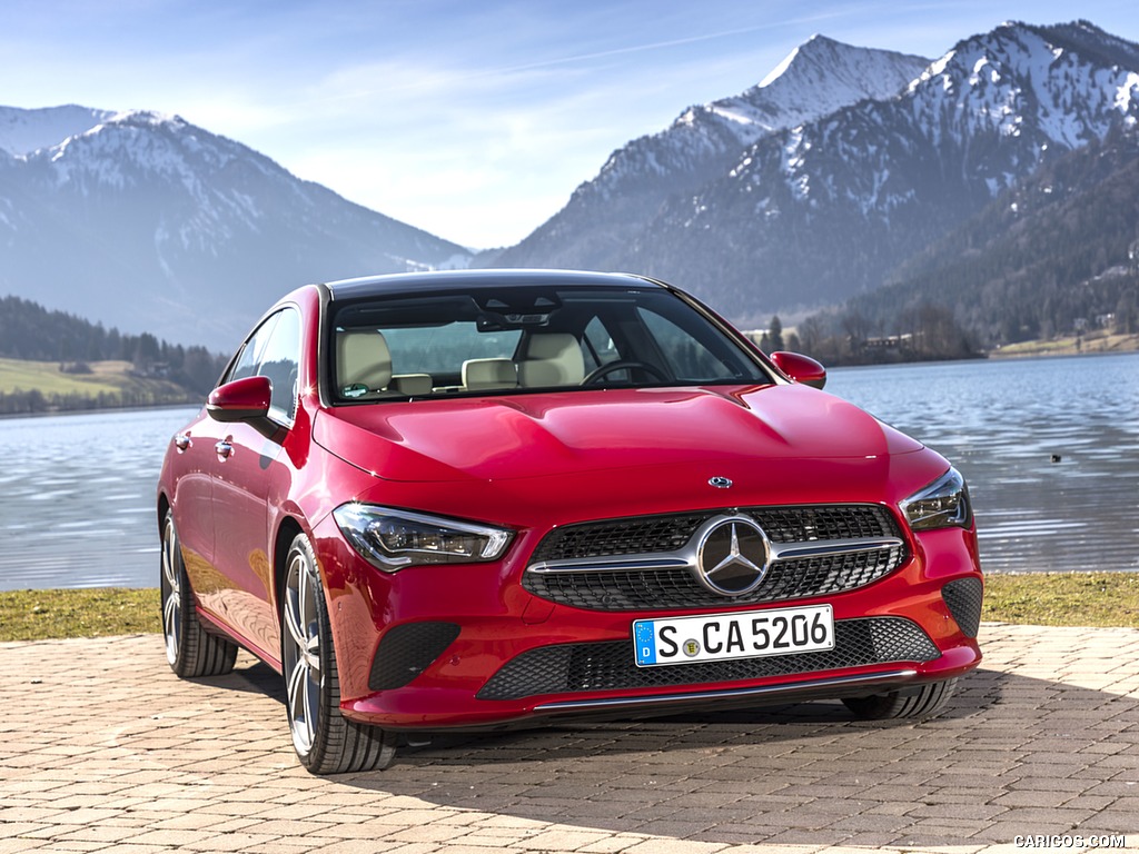 2020 Mercedes-Benz CLA 200 Coupe (Color: Jupiter Red) - Front