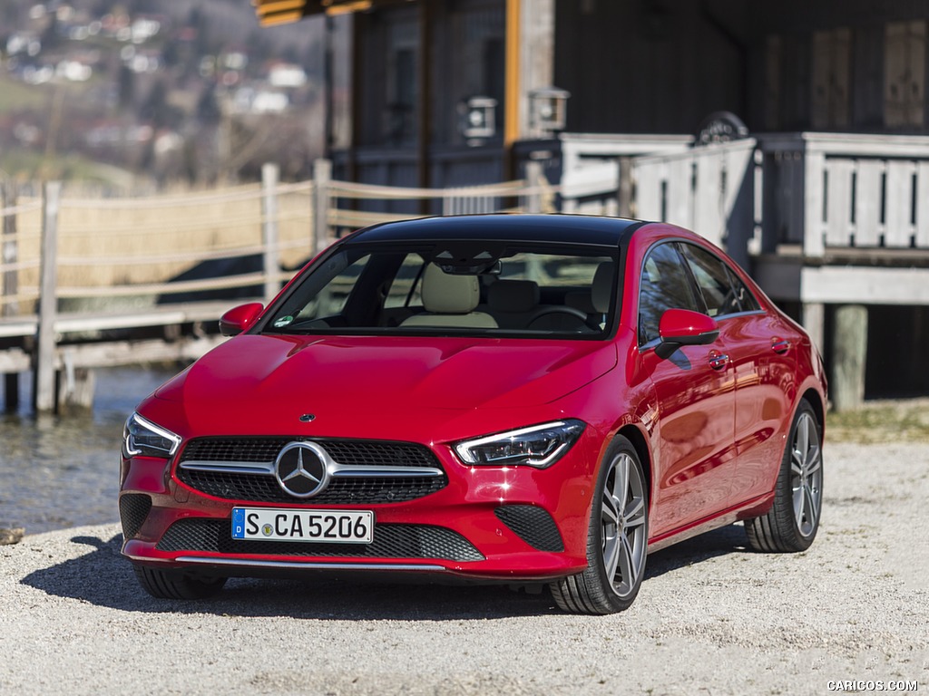 2020 Mercedes-Benz CLA 200 Coupe (Color: Jupiter Red) - Front