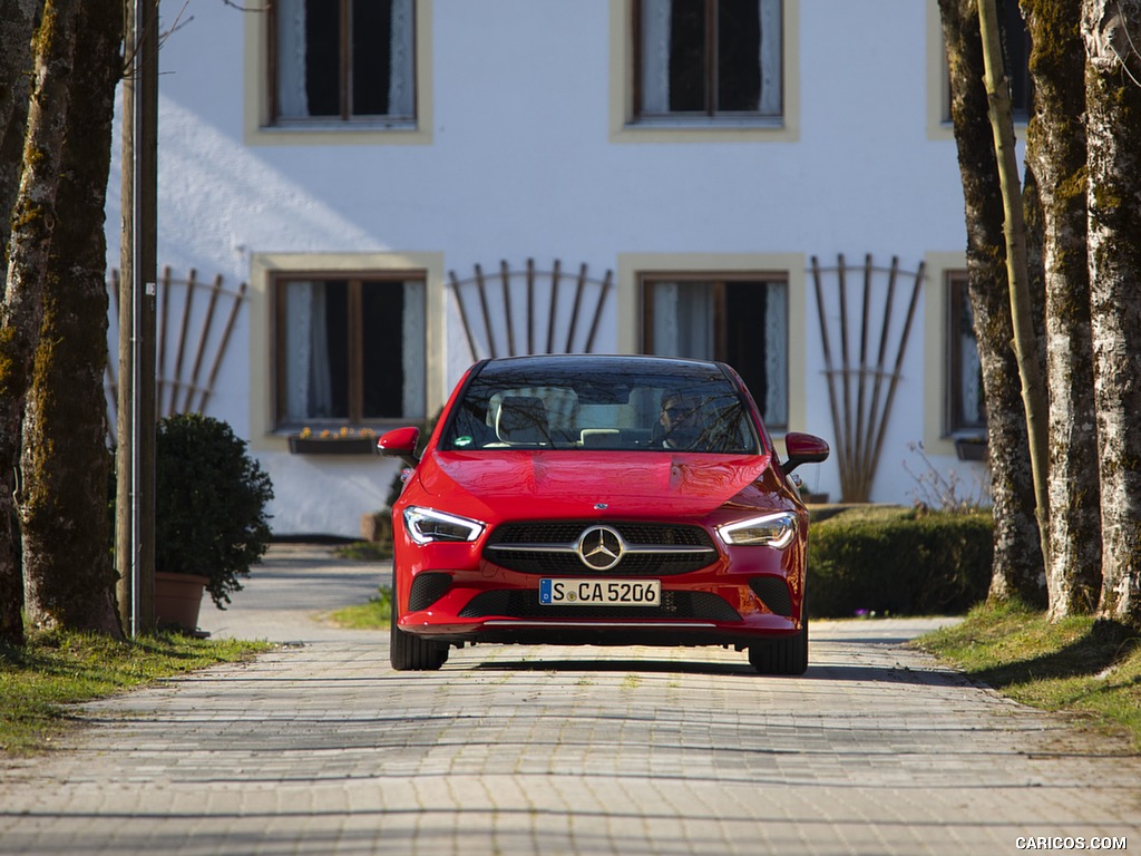 2020 Mercedes-Benz CLA 200 Coupe (Color: Jupiter Red) - Front