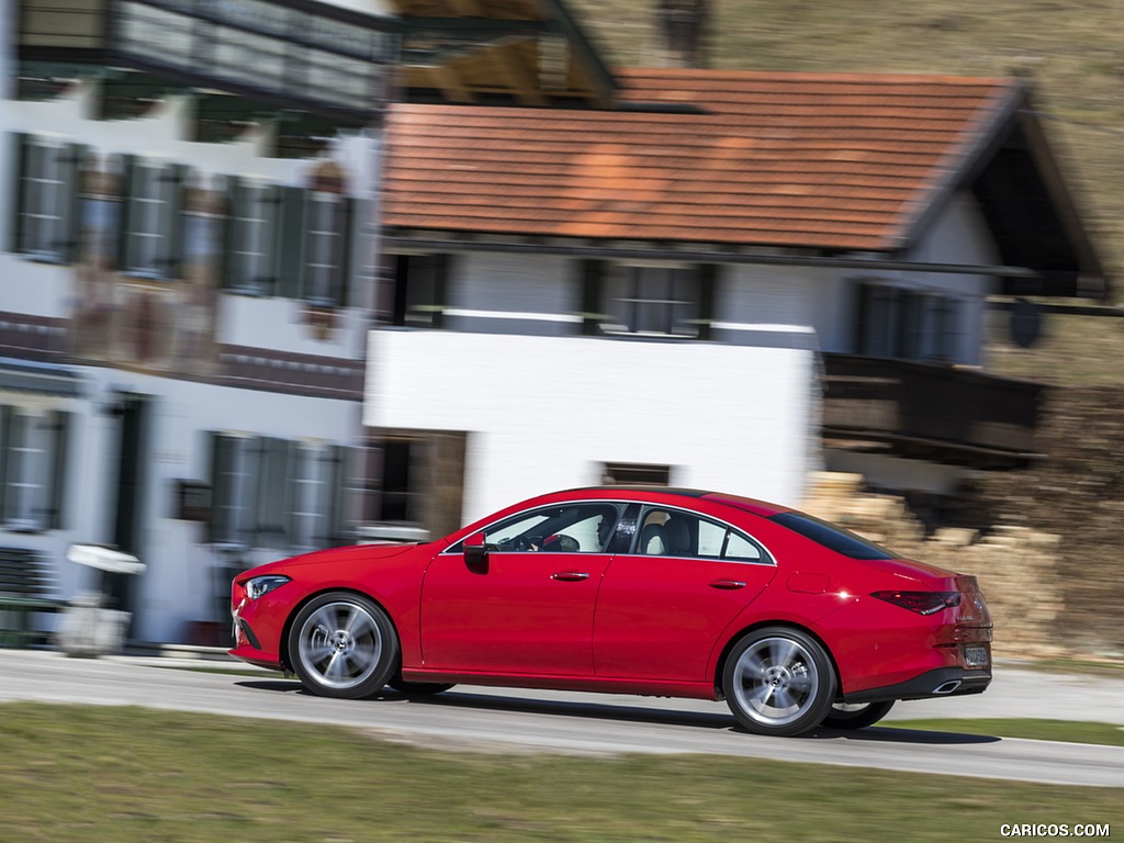 2020 Mercedes-Benz CLA 200 Coupe (Color: Jupiter Red) - Side