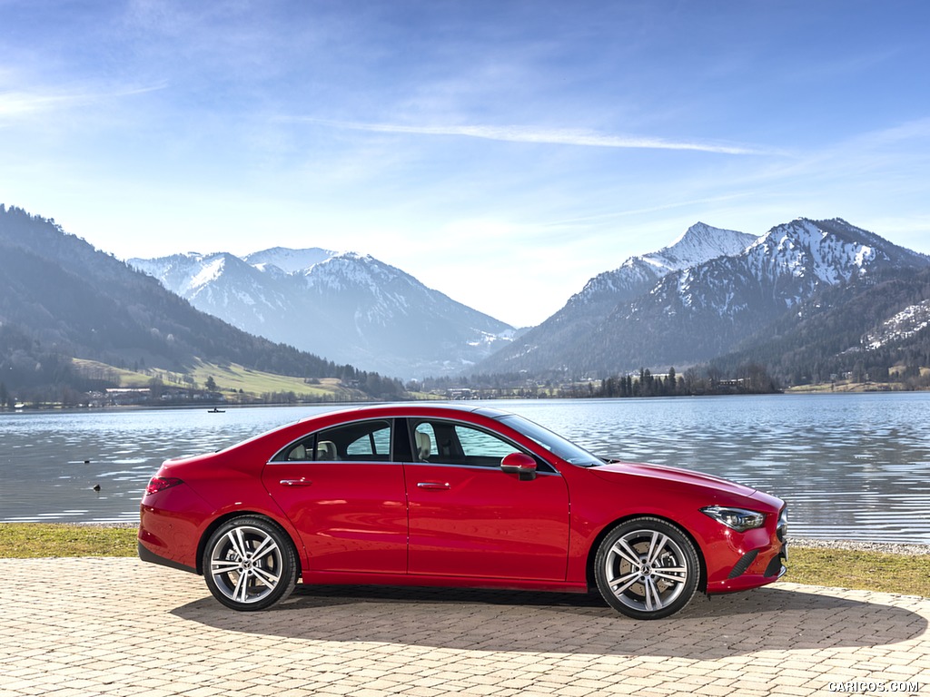 2020 Mercedes-Benz CLA 200 Coupe (Color: Jupiter Red) - Side