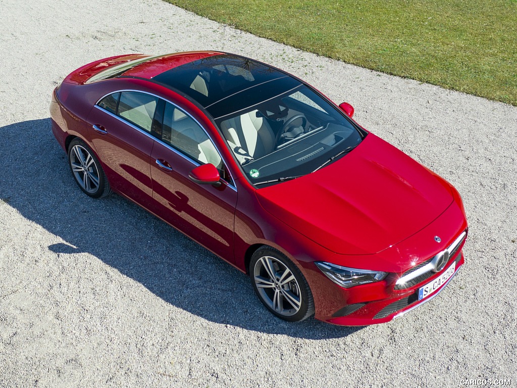 2020 Mercedes-Benz CLA 200 Coupe (Color: Jupiter Red) - Top