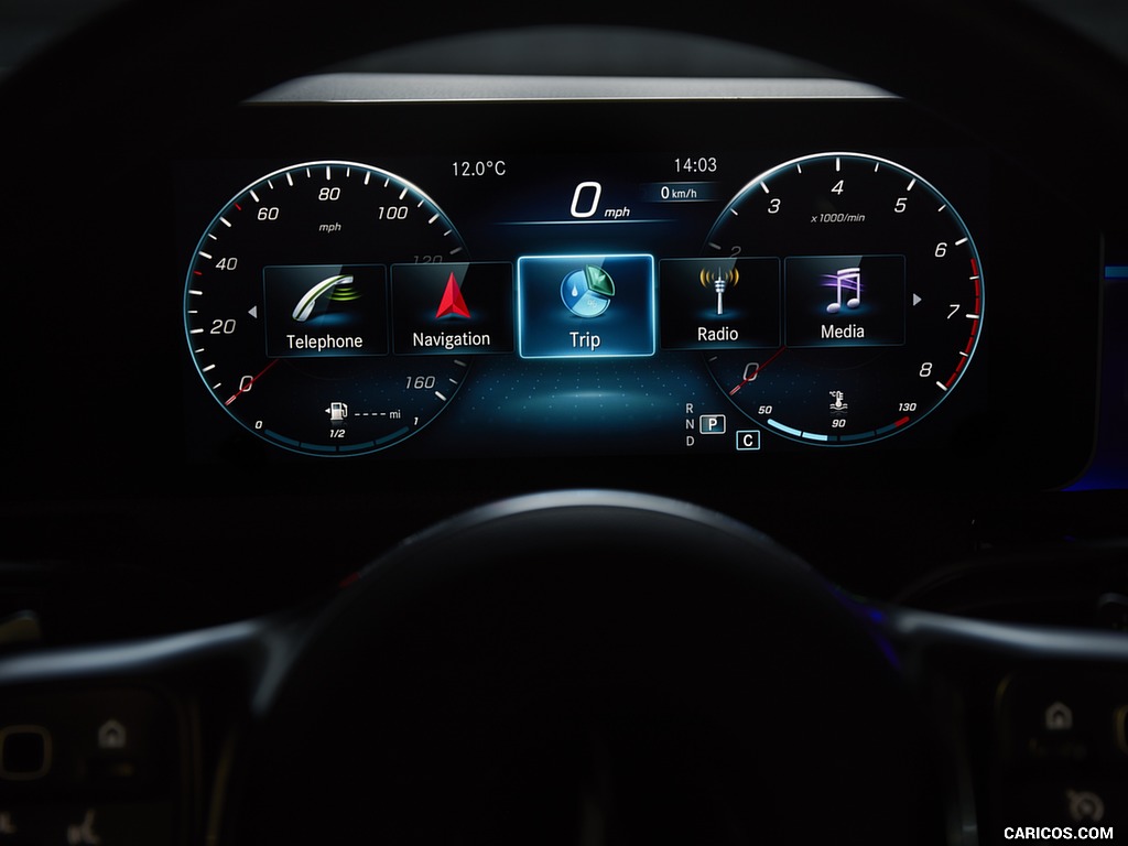 2020 Mercedes-Benz CLA 220 Shooting Brake (UK-Spec) - Digital Instrument Cluster