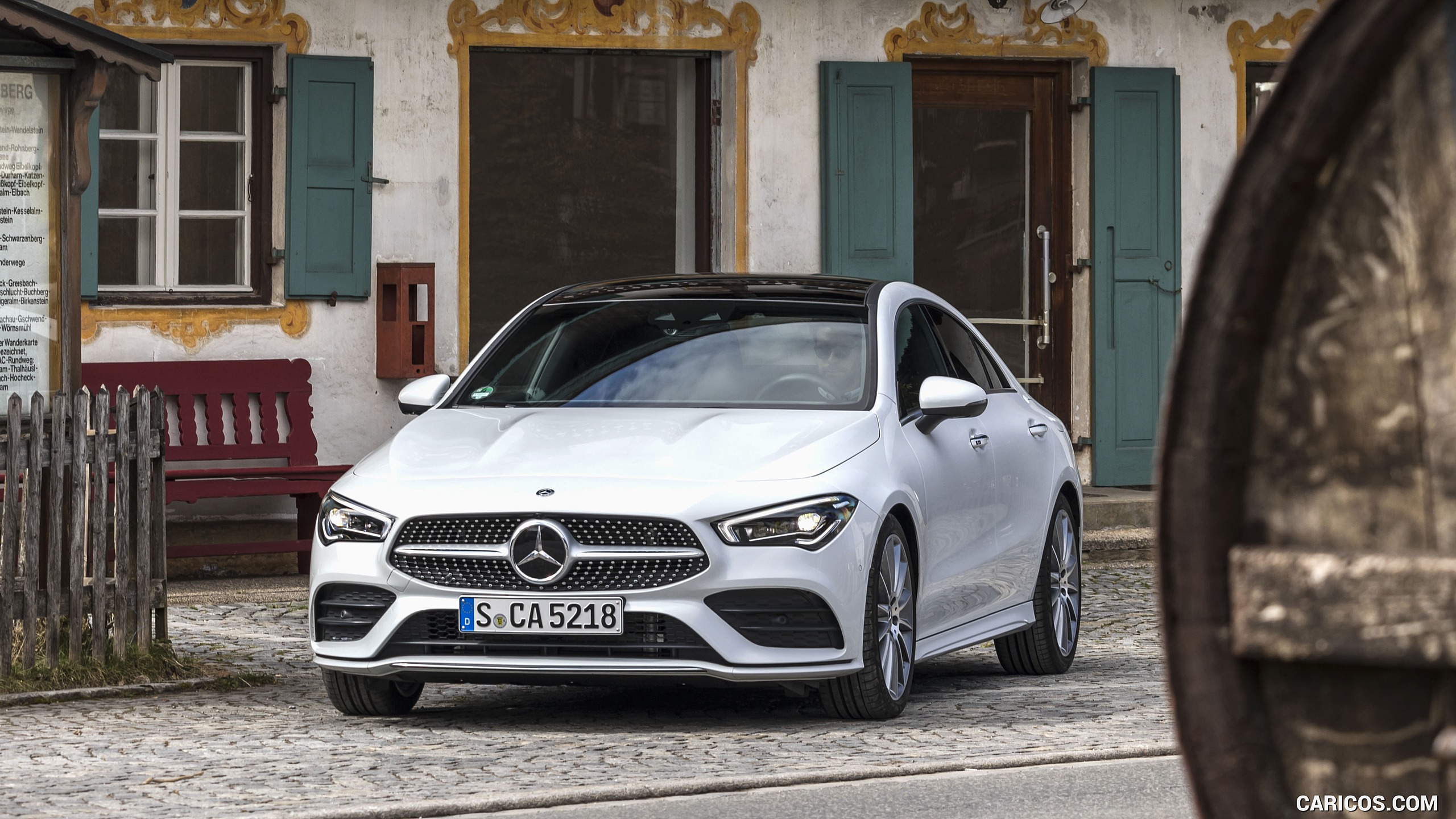 2020 Mercedes-Benz CLA 220 d Coupe AMG Line (Color: Digital White Metallic) - Front, #121 of 178