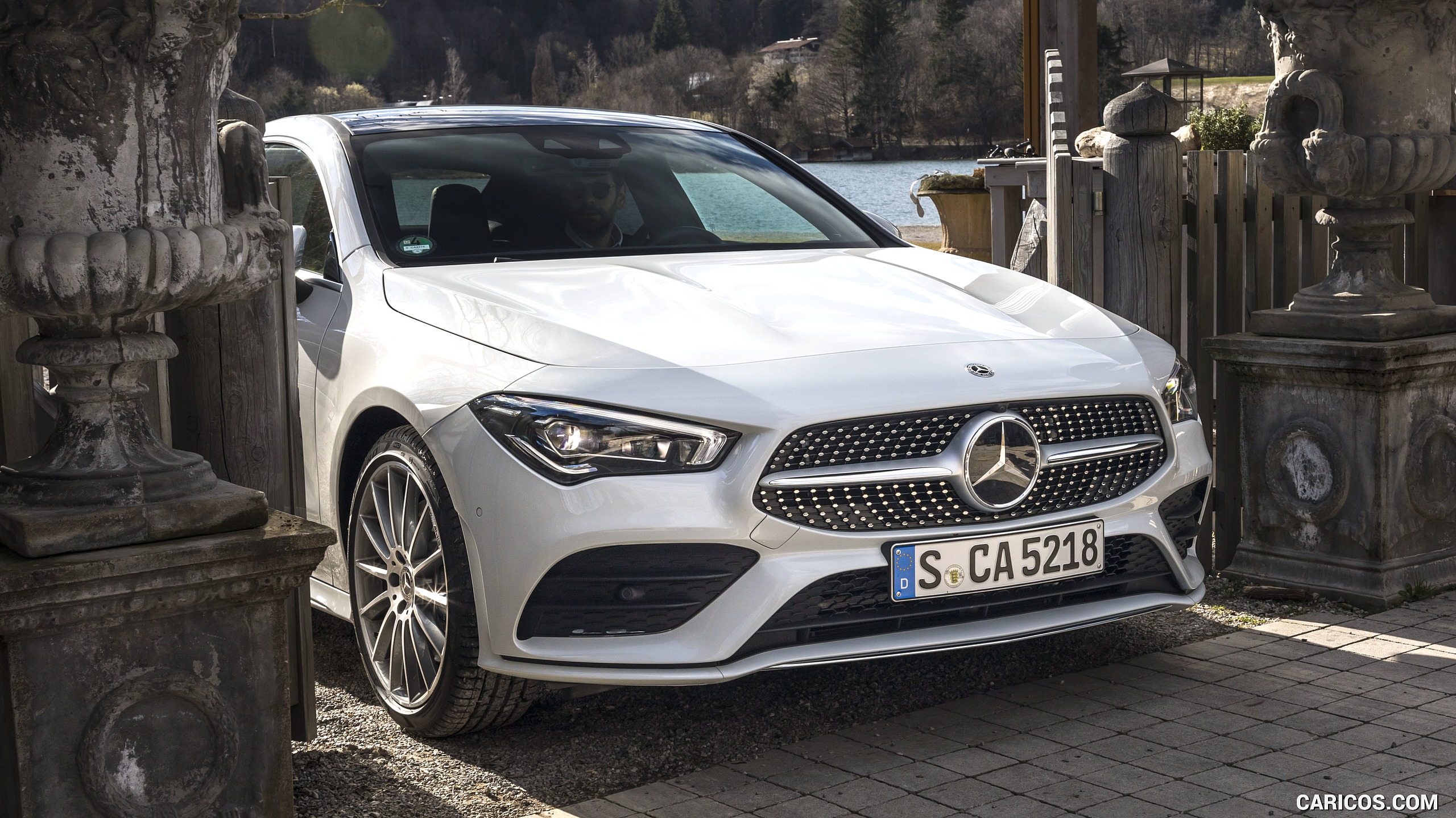 2020 Mercedes-Benz CLA 220 d Coupe AMG Line (Color: Digital White Metallic) - Front, #123 of 178