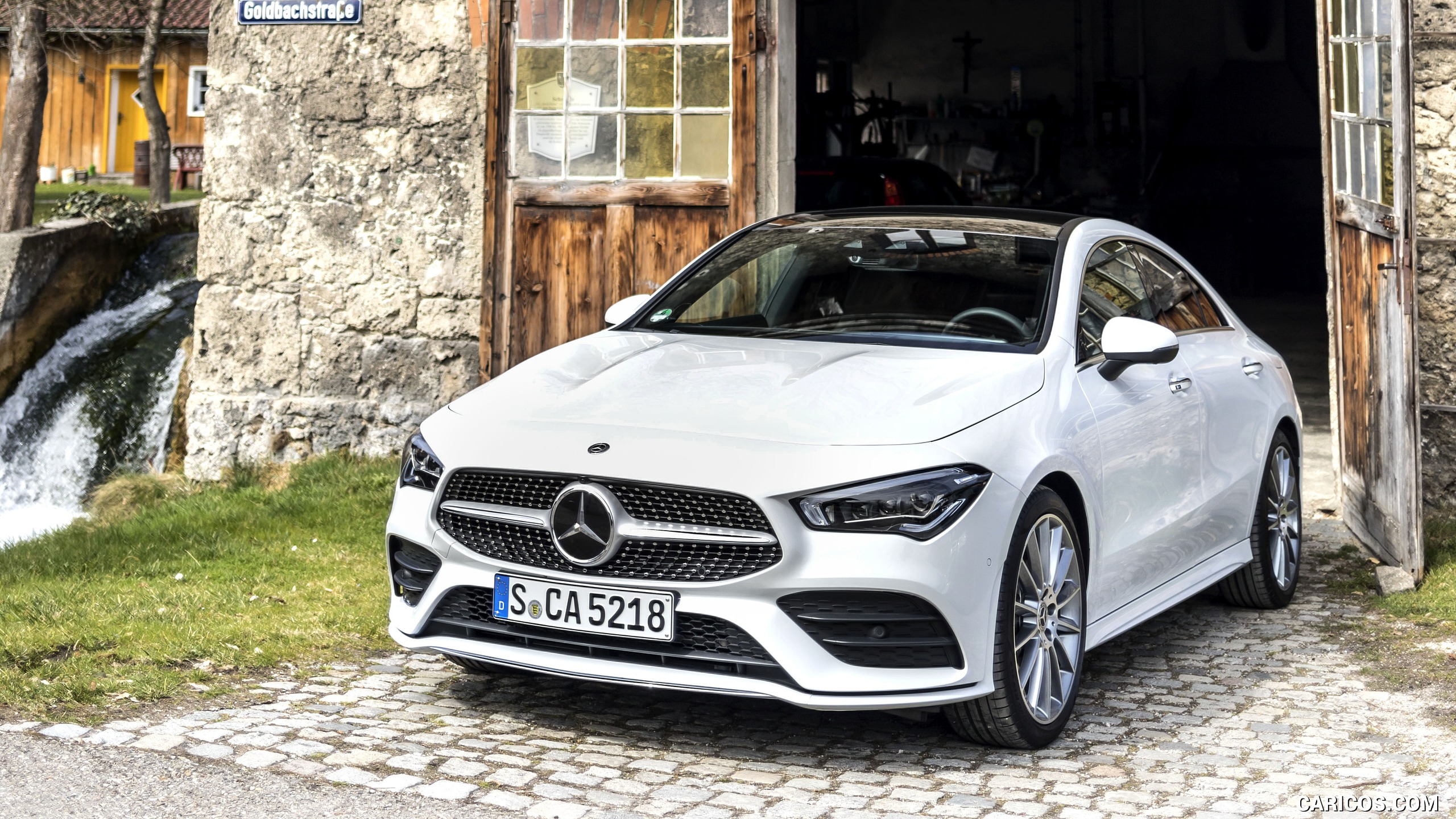 2020 Mercedes-Benz CLA 220 d Coupe AMG Line (Color: Digital White Metallic) - Front Three-Quarter, #119 of 178