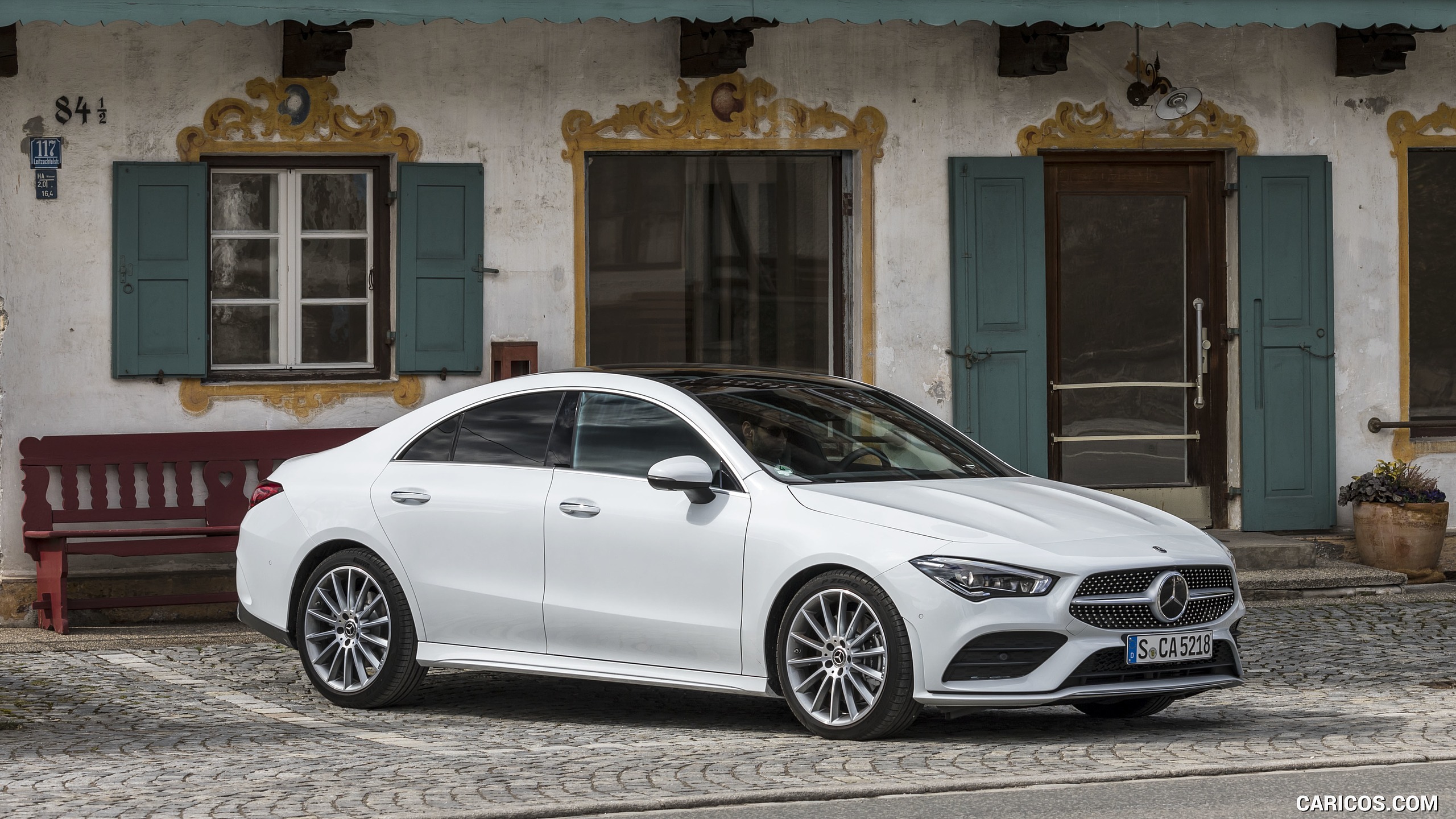 2020 Mercedes-Benz CLA 220 d Coupe AMG Line (Color: Digital White Metallic) - Front Three-Quarter, #122 of 178