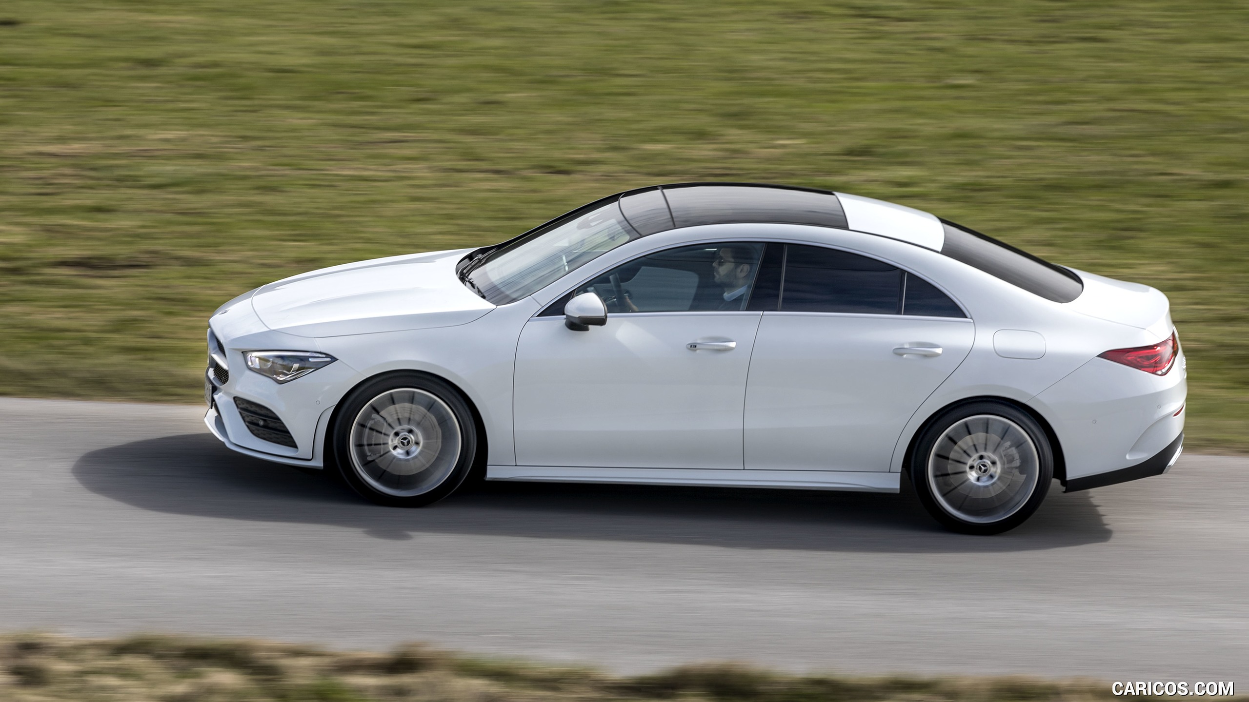 2020 Mercedes-Benz CLA 220 d Coupe AMG Line (Color: Digital White Metallic) - Side, #116 of 178