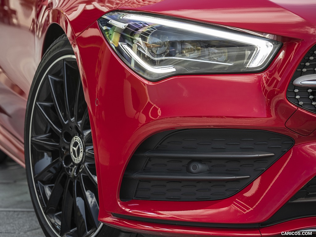 2020 Mercedes-Benz CLA 250 4MATIC Coupe AMG Line (Color: Jupiter Red) - Headlight