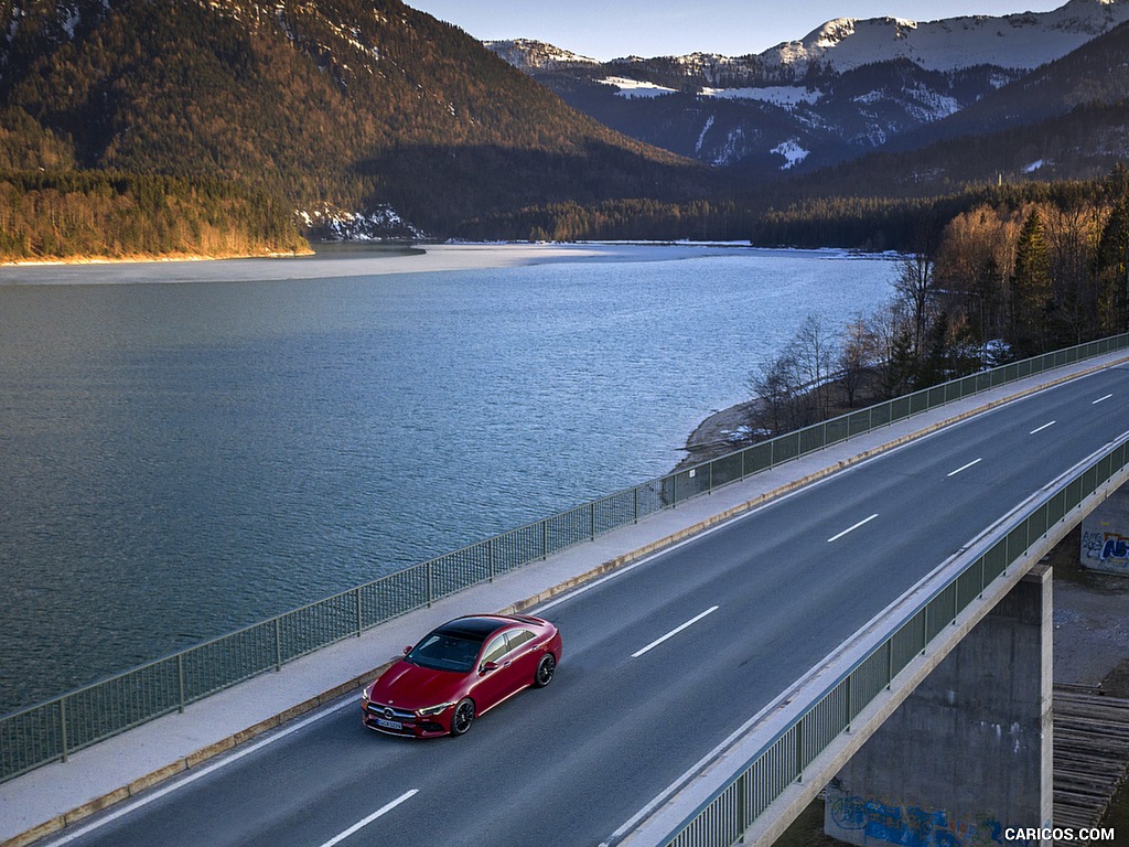 2020 Mercedes-Benz CLA 250 4MATIC Coupe AMG Line (Color: Jupiter Red) - Top