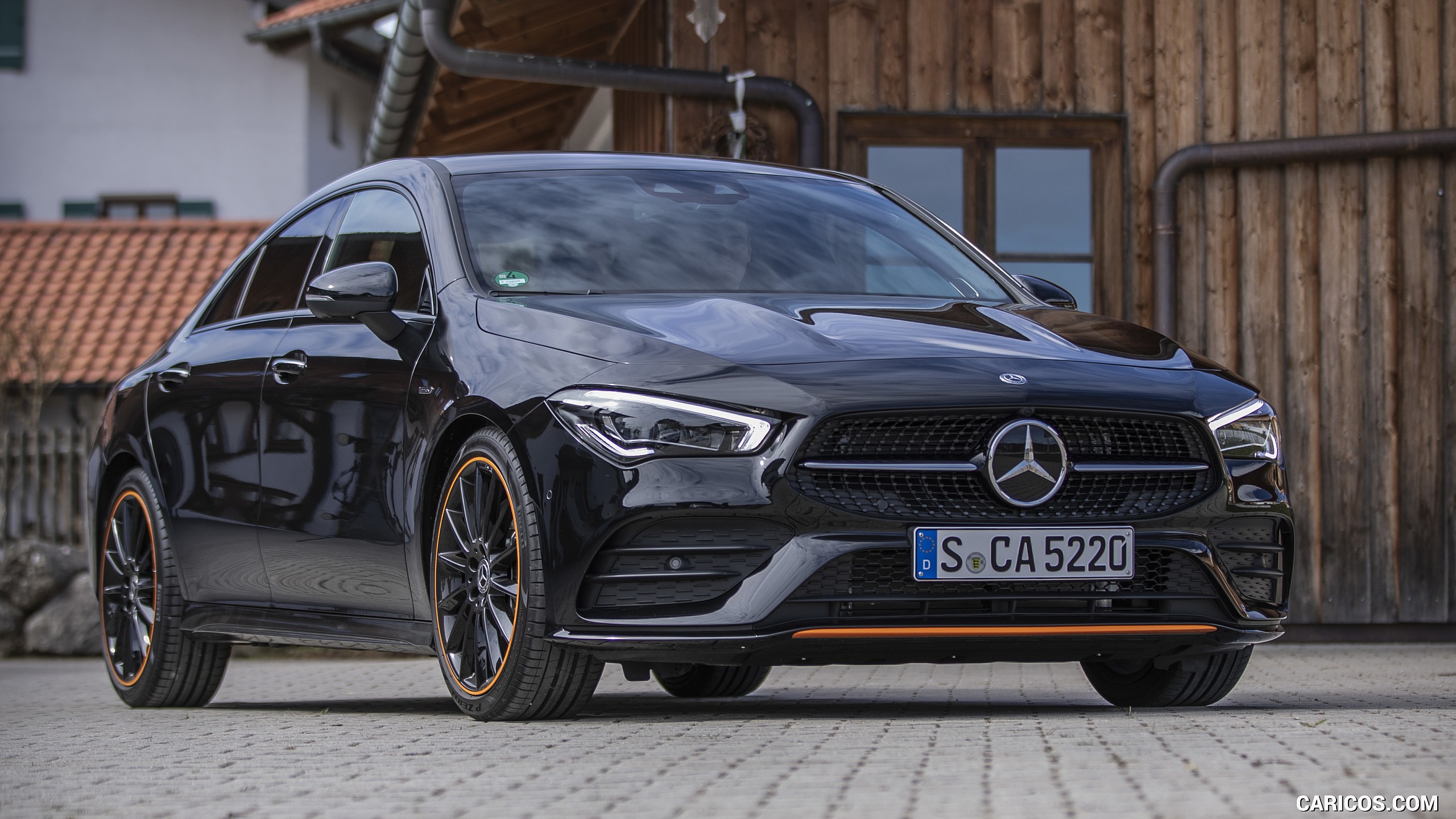 2020 Mercedes-Benz CLA 250 4MATIC Coupe Edition 1 (Color: Cosmos Black) - Front Three-Quarter, #61 of 178