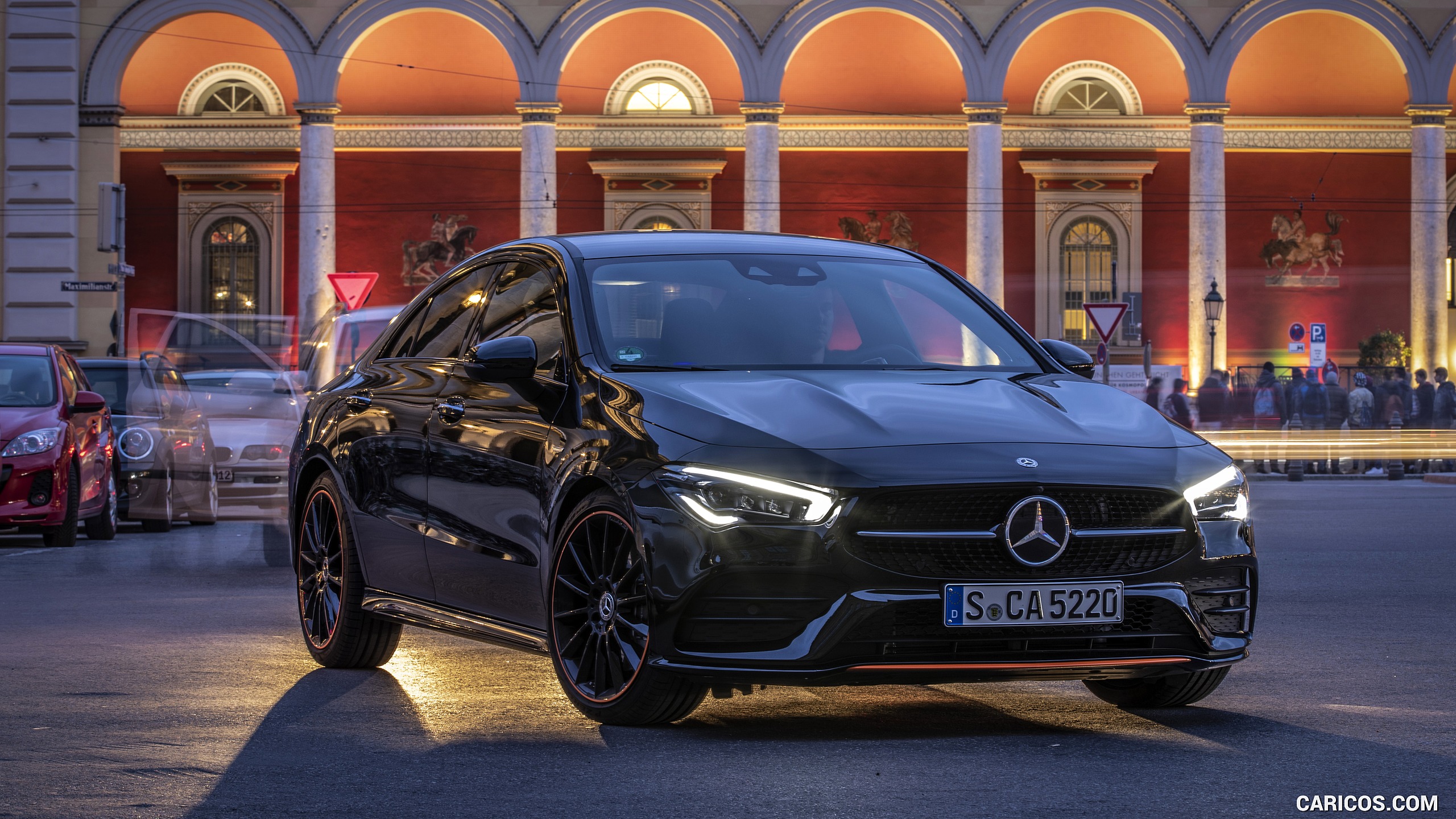 2020 Mercedes-Benz CLA 250 4MATIC Coupe Edition 1 (Color: Cosmos Black) - Front Three-Quarter, #65 of 178