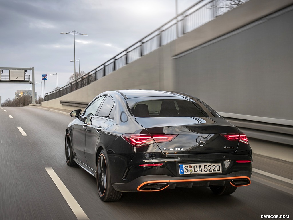 2020 Mercedes-Benz CLA 250 4MATIC Coupe Edition 1 (Color: Cosmos Black) - Rear