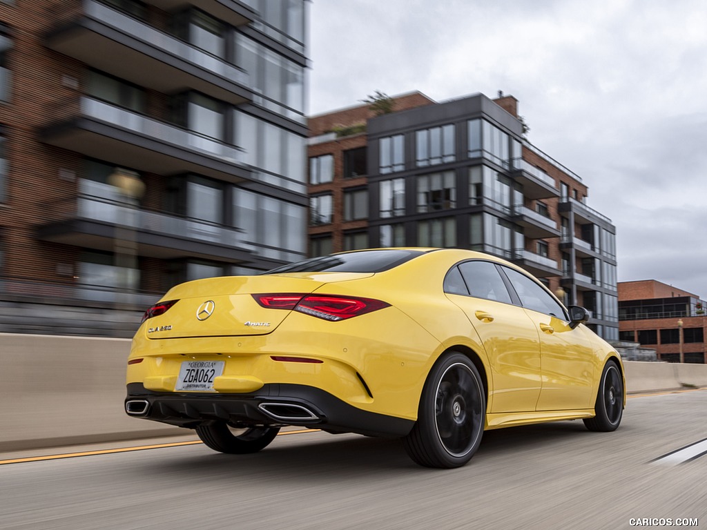 2020 Mercedes-Benz CLA 250 Coupe (US-Spec) - Rear Three-Quarter