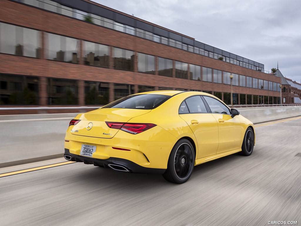 2020 Mercedes-Benz CLA 250 Coupe (US-Spec) - Rear Three-Quarter