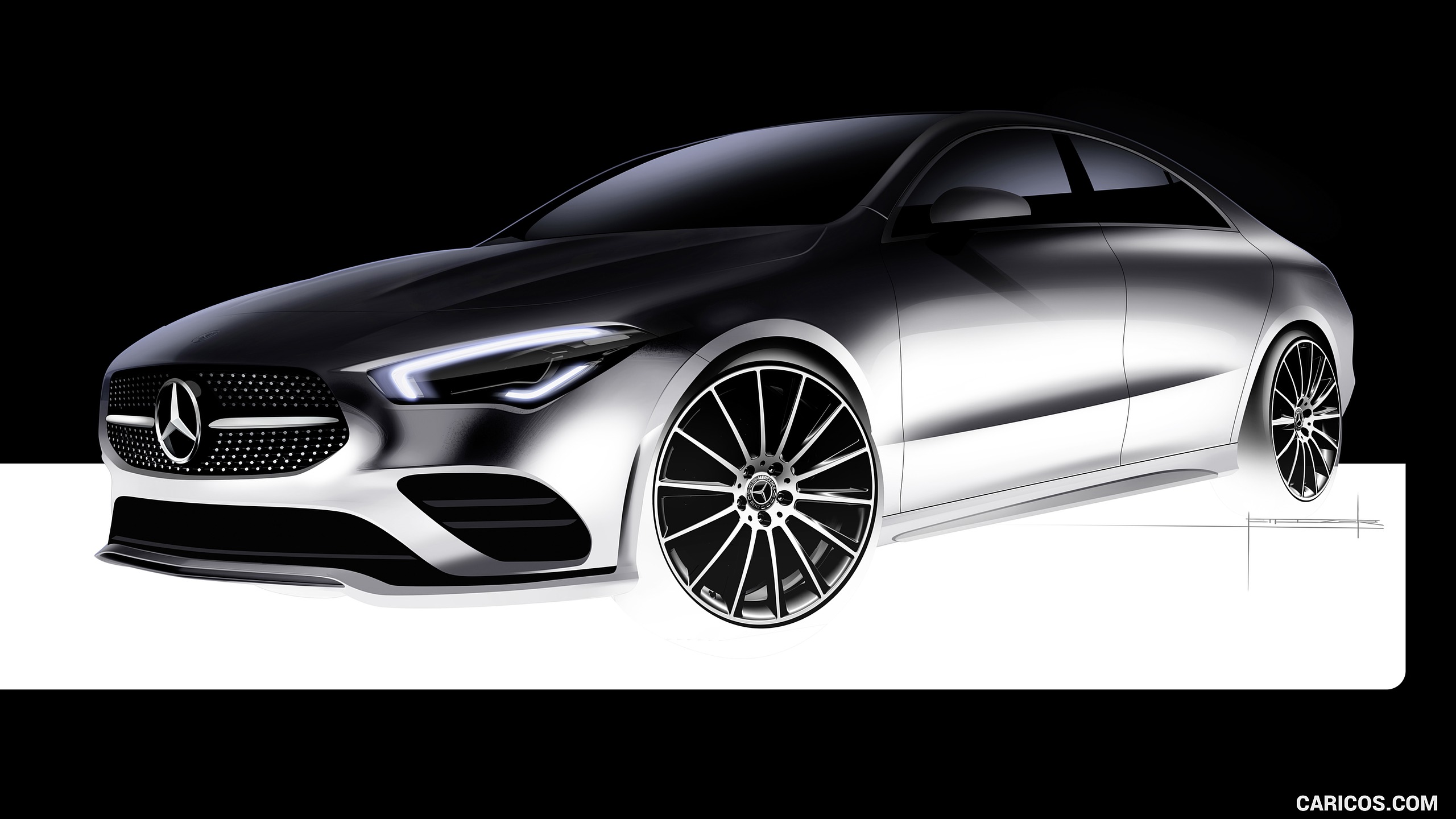 2020 Mercedes-Benz CLA 250 Coupe - Design Sketch, #48 of 178
